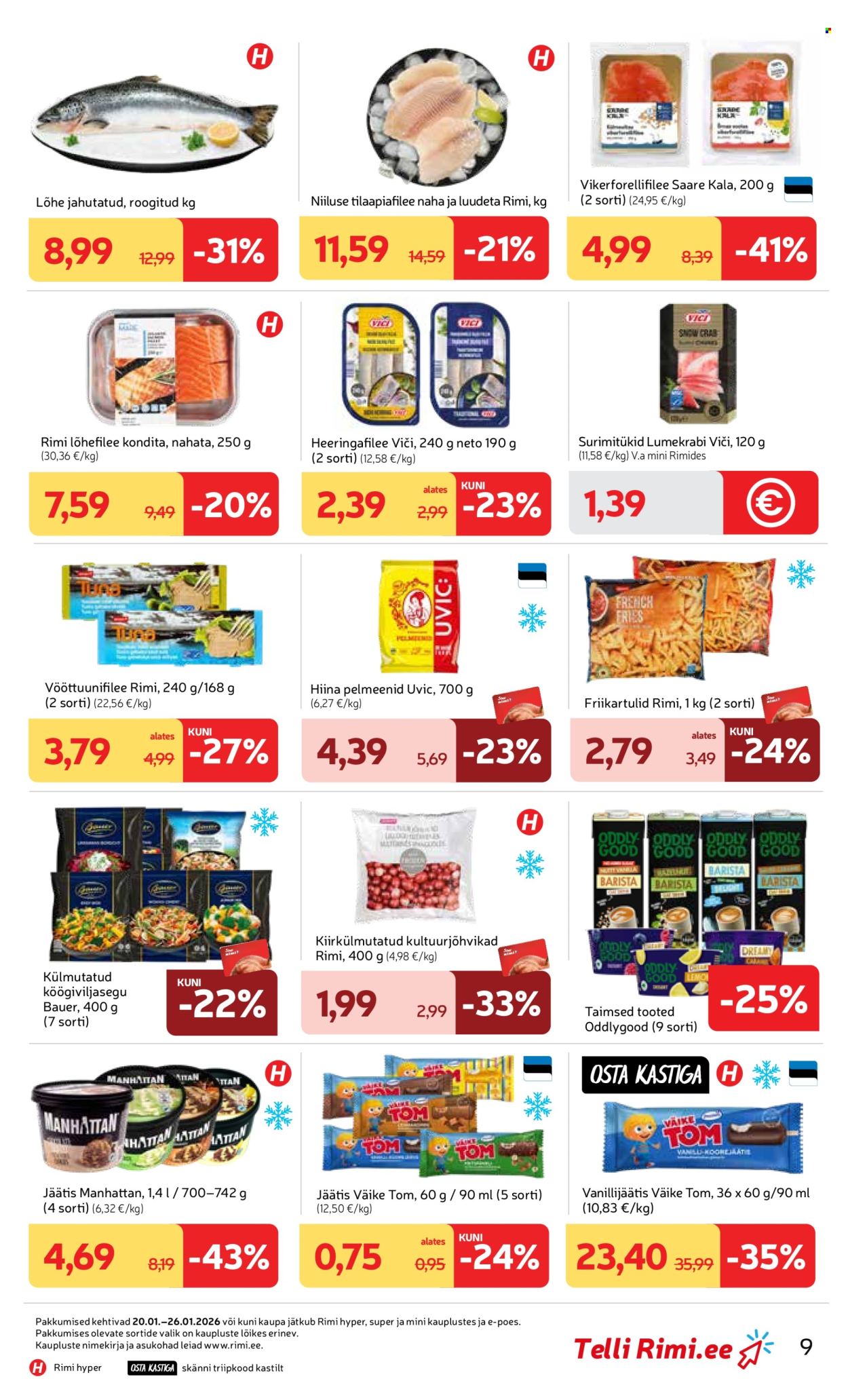 rimi - Rimi kliendileht - Kliendileht (20.01 - 26.01.2026) - page: 9