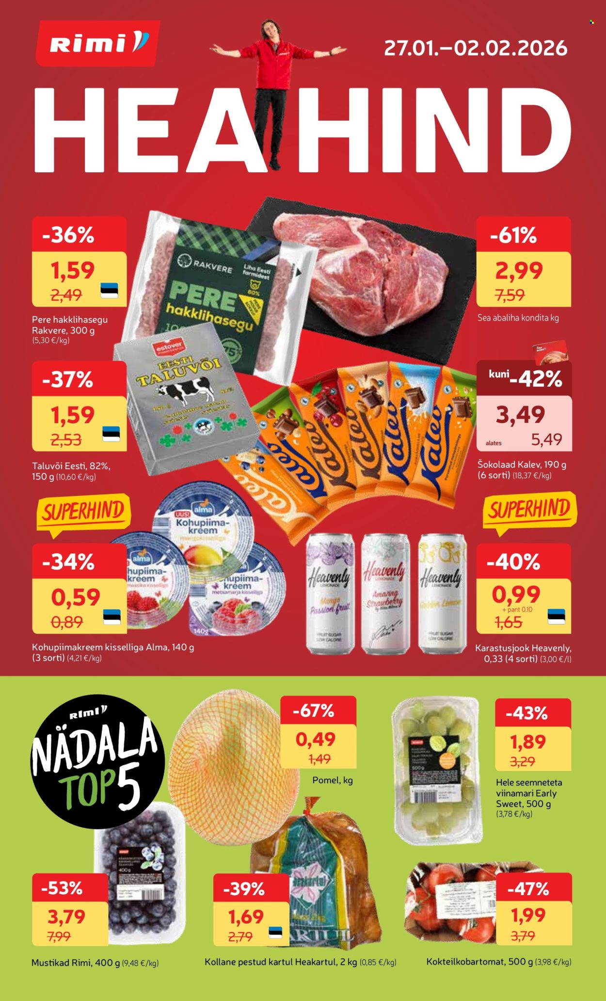 rimi - Rimi kliendileht - Kliendileht (27.01 - 2.02.2026)
