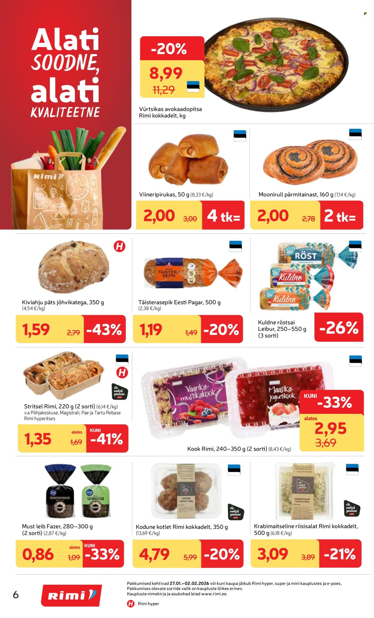 rimi - Rimi kliendileht - Kliendileht (27.01 - 2.02.2026) - page: 6