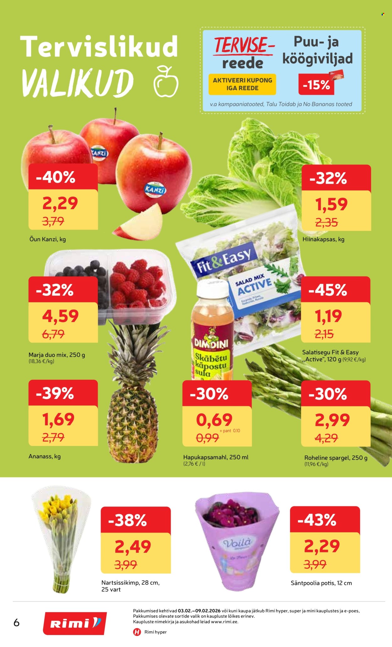 rimi - Rimi kliendileht - Kliendileht (3.02 - 9.02.2026) - page: 6