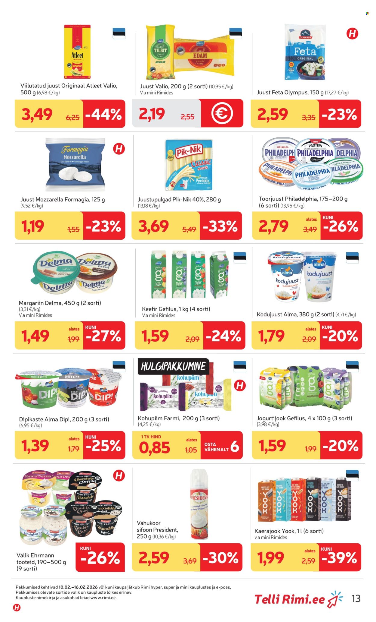 rimi - Rimi kliendileht - Kliendileht (10.02 - 16.02.2026) - page: 13