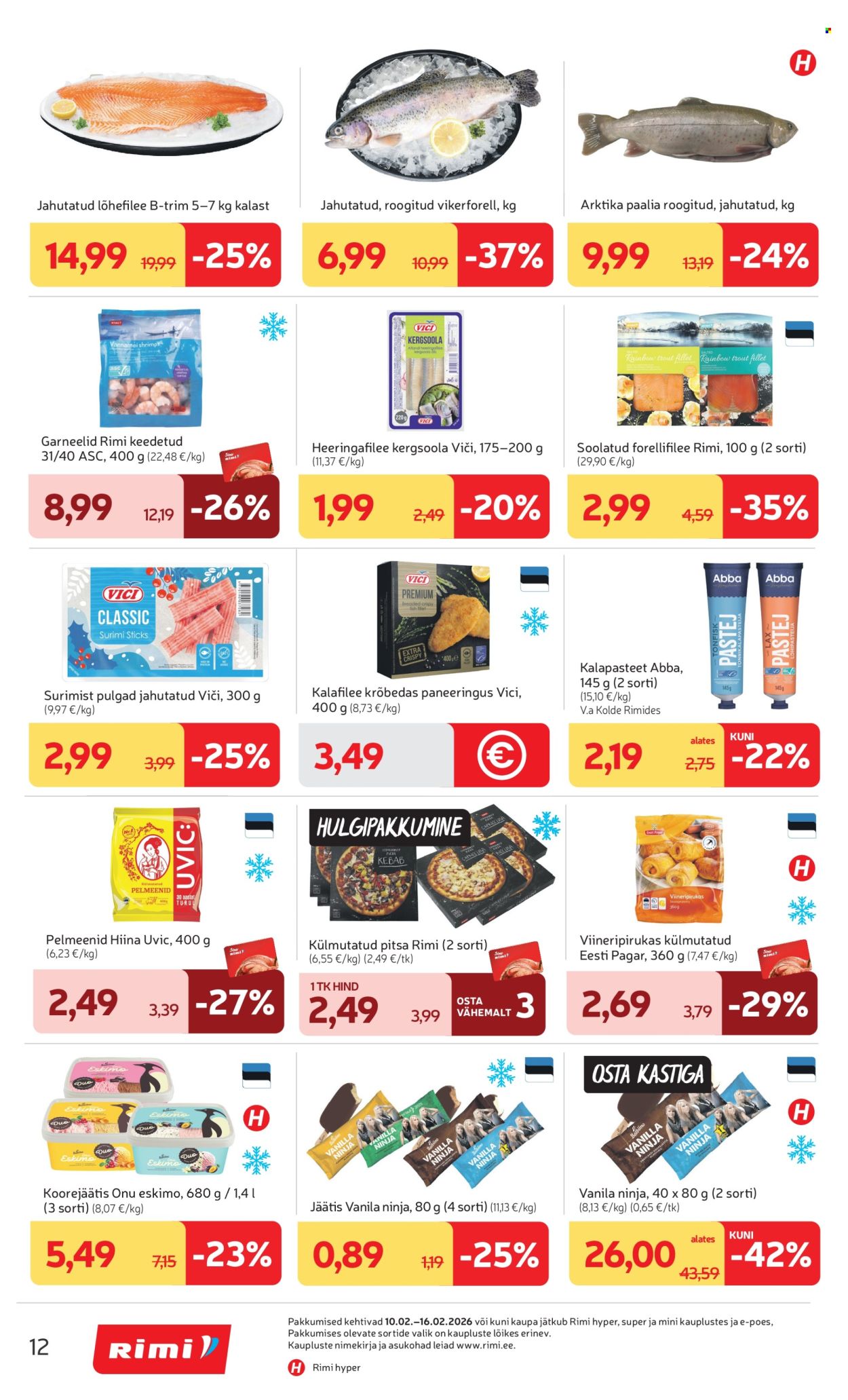rimi - Rimi kliendileht - Kliendileht (10.02 - 16.02.2026) - page: 12