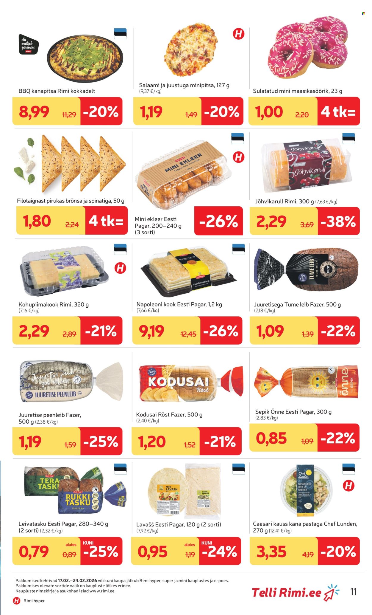 rimi - Rimi kliendileht - Kliendileht (17.02 - 23.02.2026) - page: 11