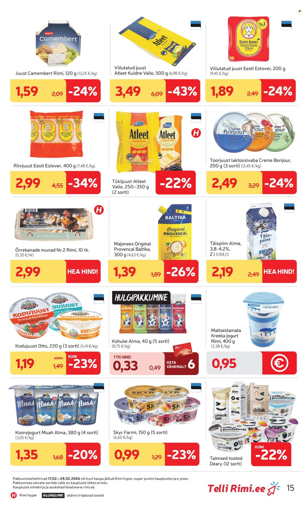 rimi - Rimi kliendileht - Kliendileht (17.02 - 23.02.2026) - page: 15