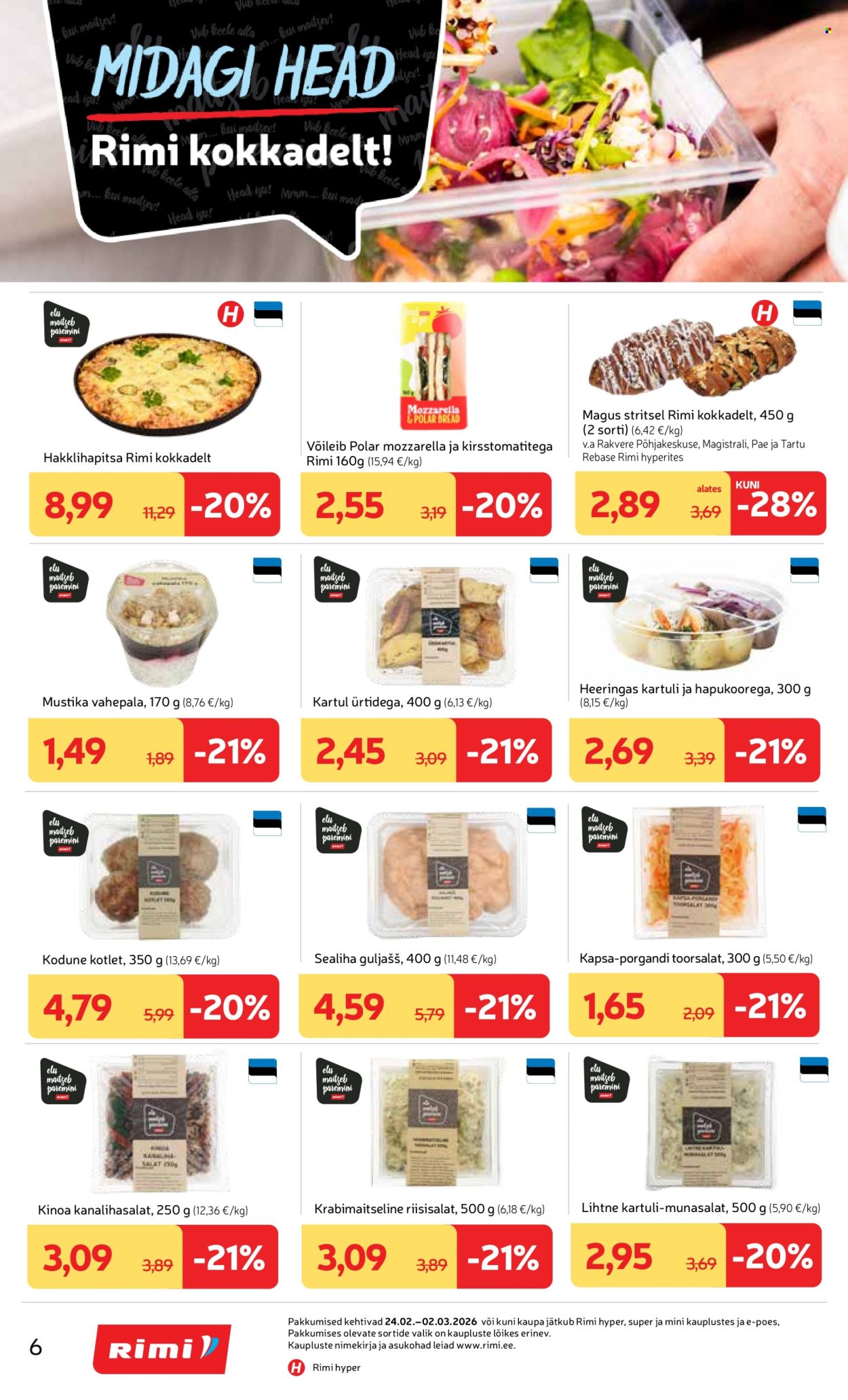 rimi - Rimi kliendileht - Kliendileht (24.02 - 3.03.2026) - page: 6