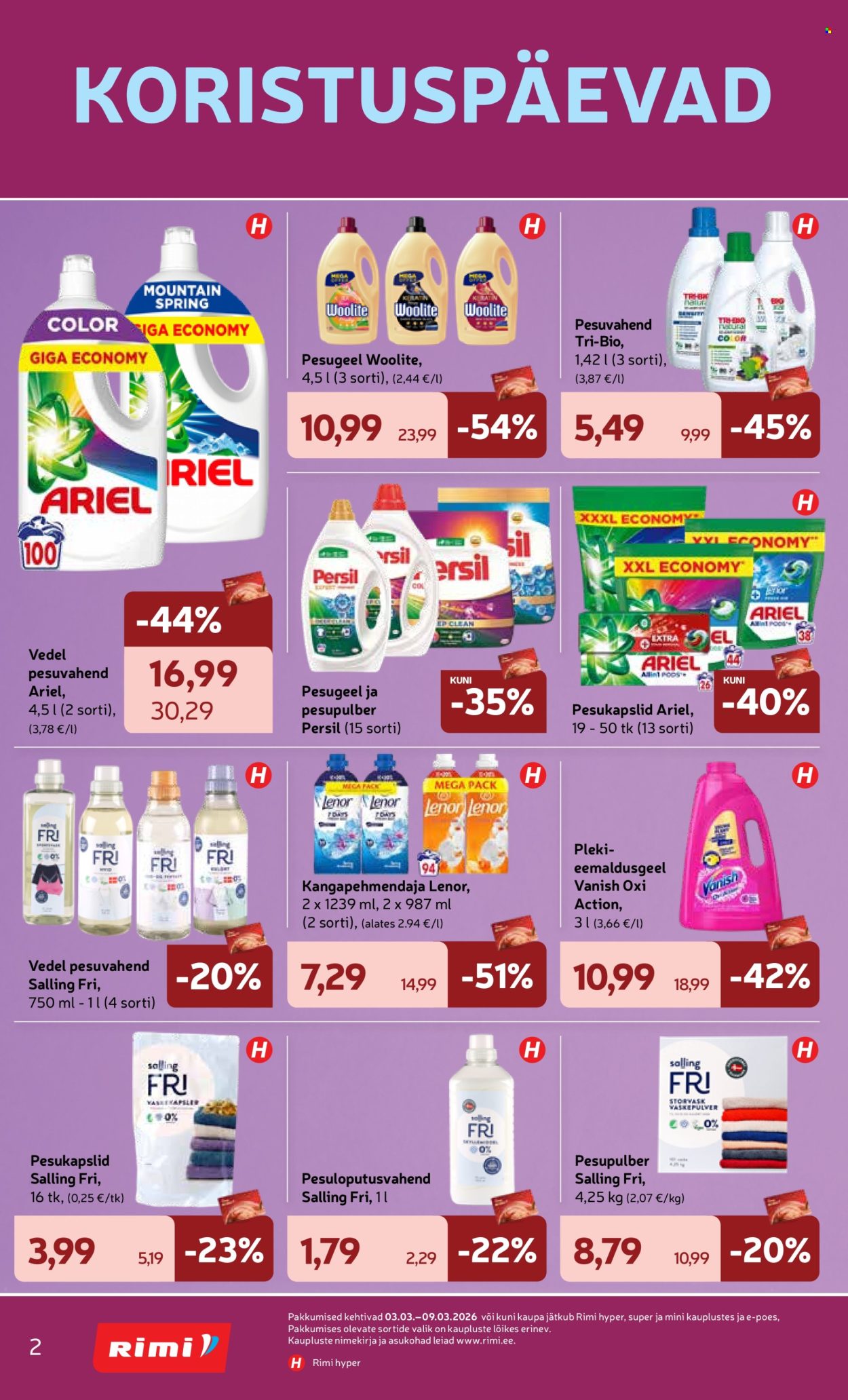rimi - Rimi kliendileht - Kliendileht (3.03 - 9.03.2026) - page: 2