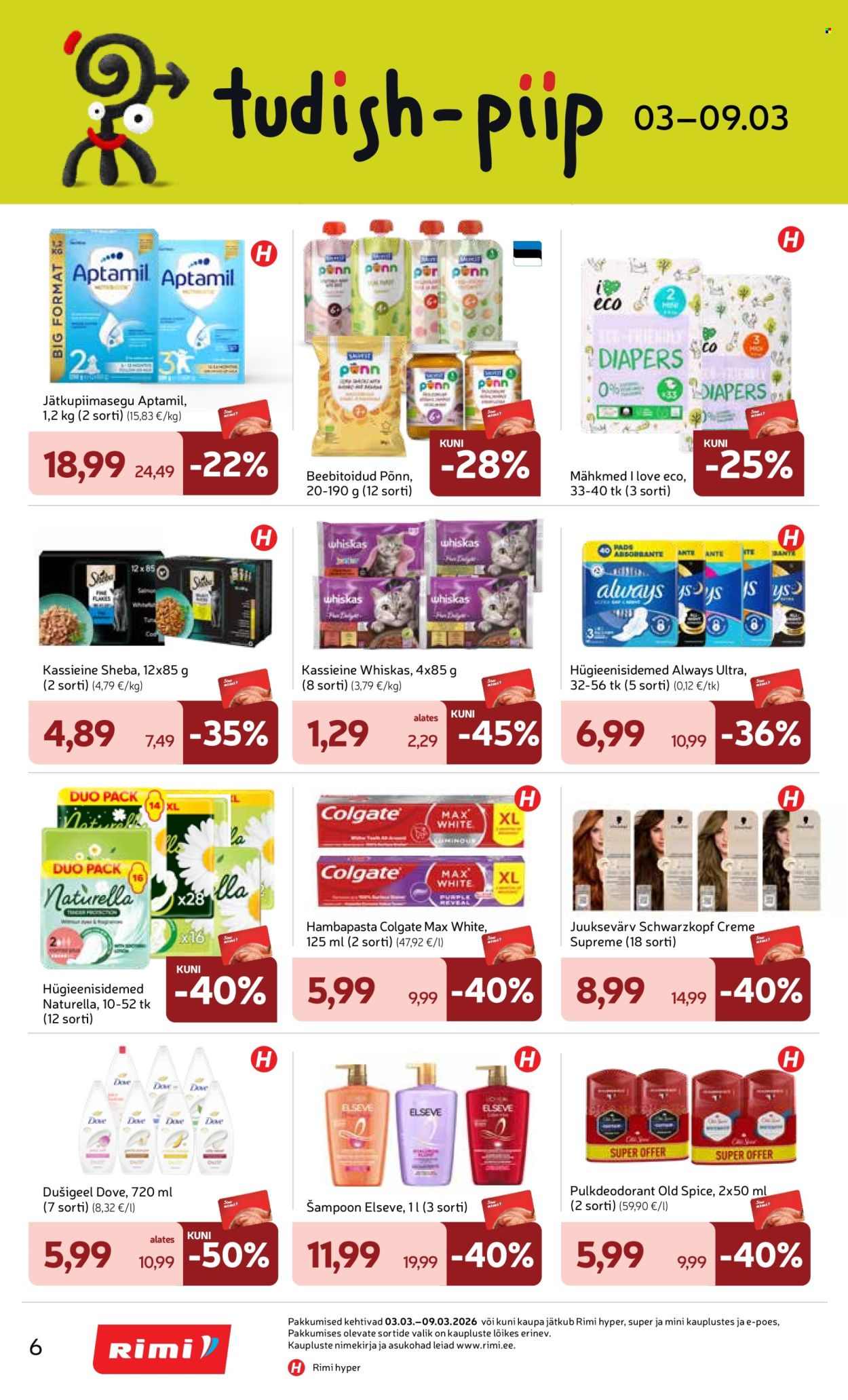 rimi - Rimi kliendileht - Kliendileht (3.03 - 9.03.2026) - page: 6