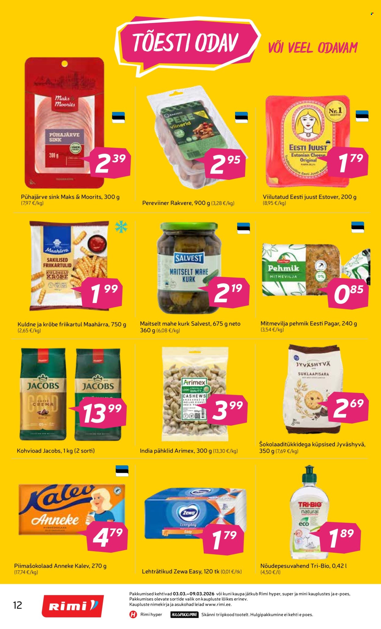rimi - Rimi kliendileht - Kliendileht (3.03 - 9.03.2026) - page: 12