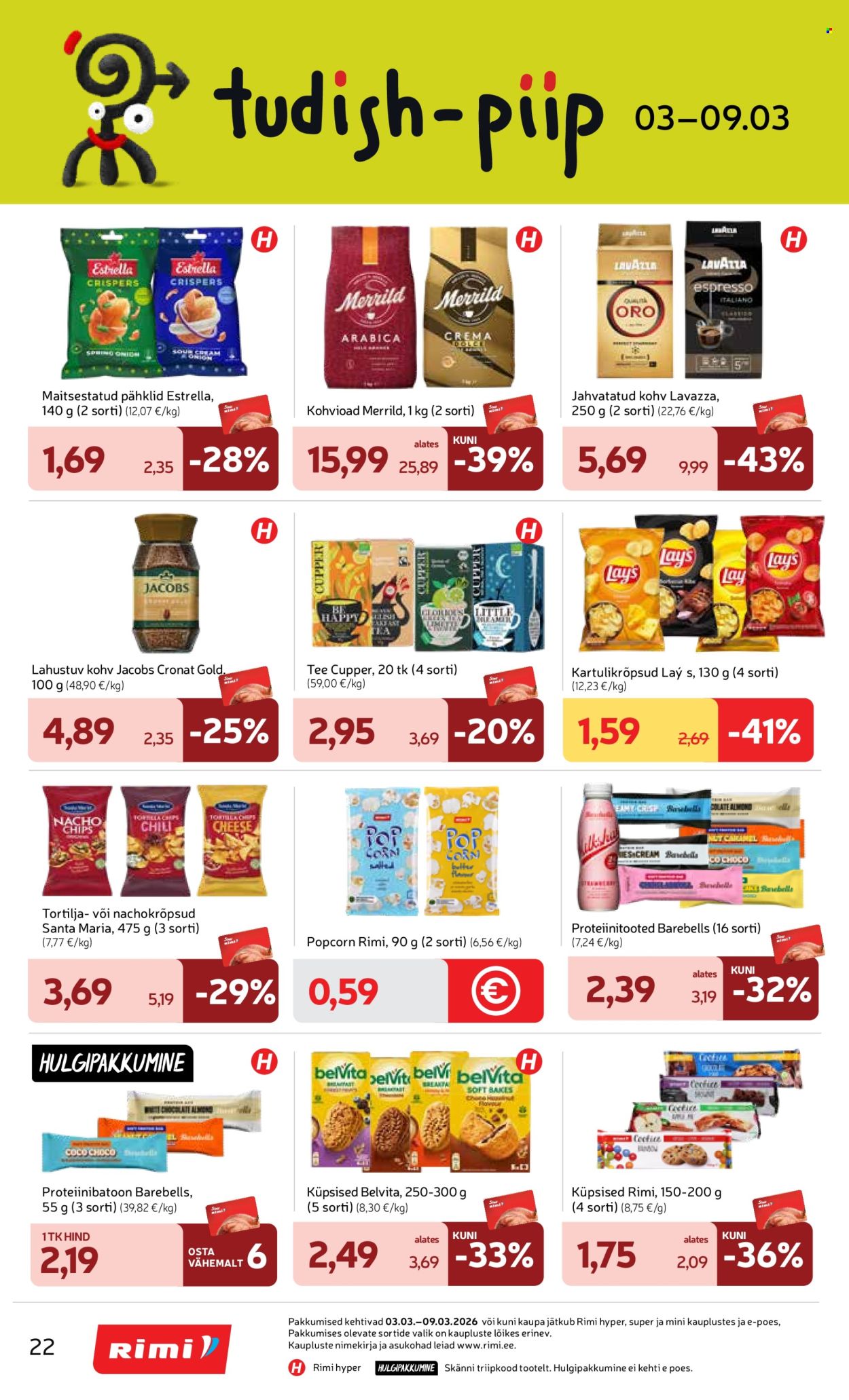 rimi - Rimi kliendileht - Kliendileht (3.03 - 9.03.2026) - page: 22
