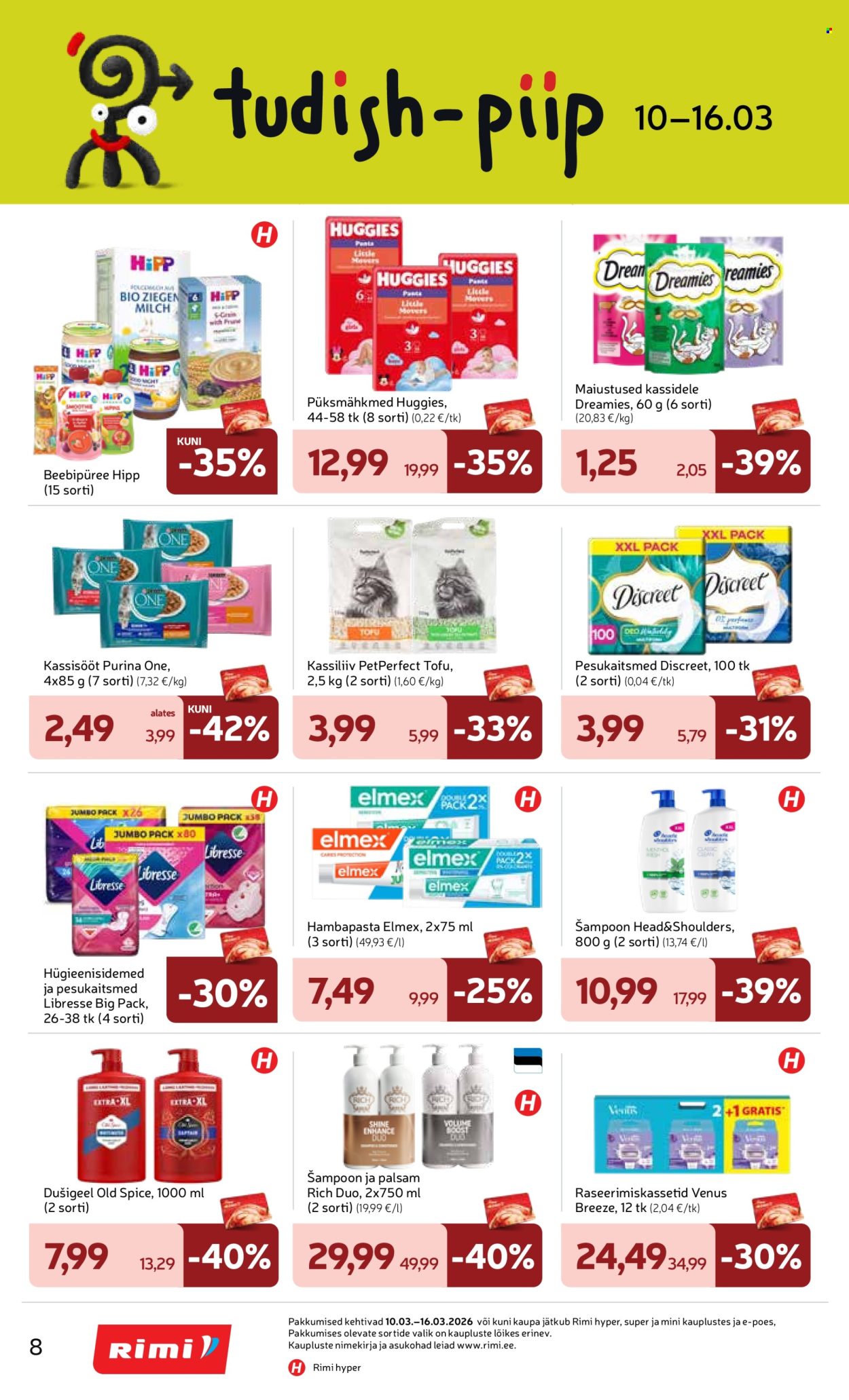 rimi - Rimi kliendileht - Kliendileht (10.03 - 16.03.2026) - page: 8