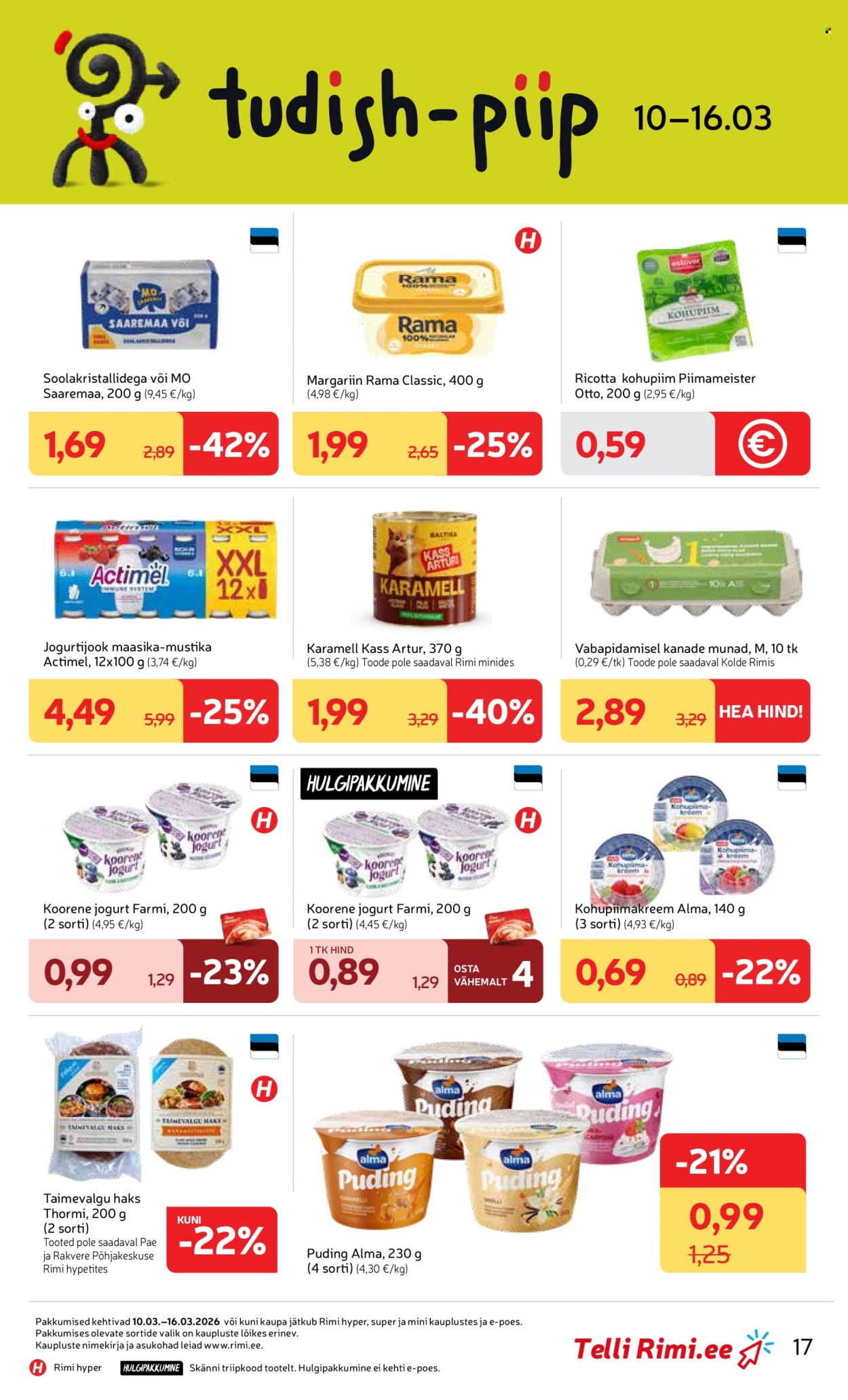 rimi - Rimi kliendileht - Kliendileht (10.03 - 16.03.2026) - page: 17