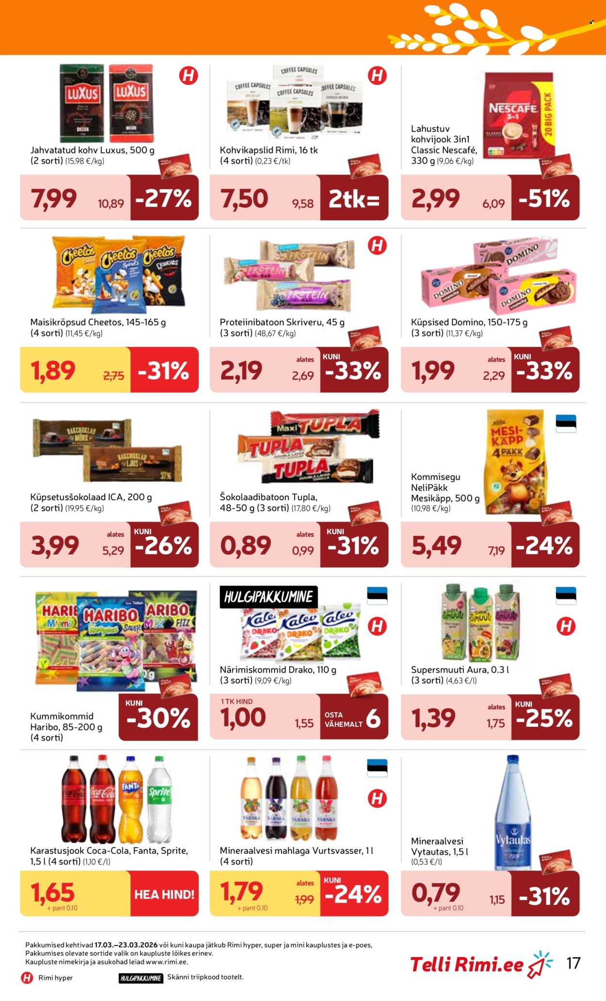 rimi - Rimi kliendileht - Kliendileht (17.03 - 23.03.2026) - page: 17