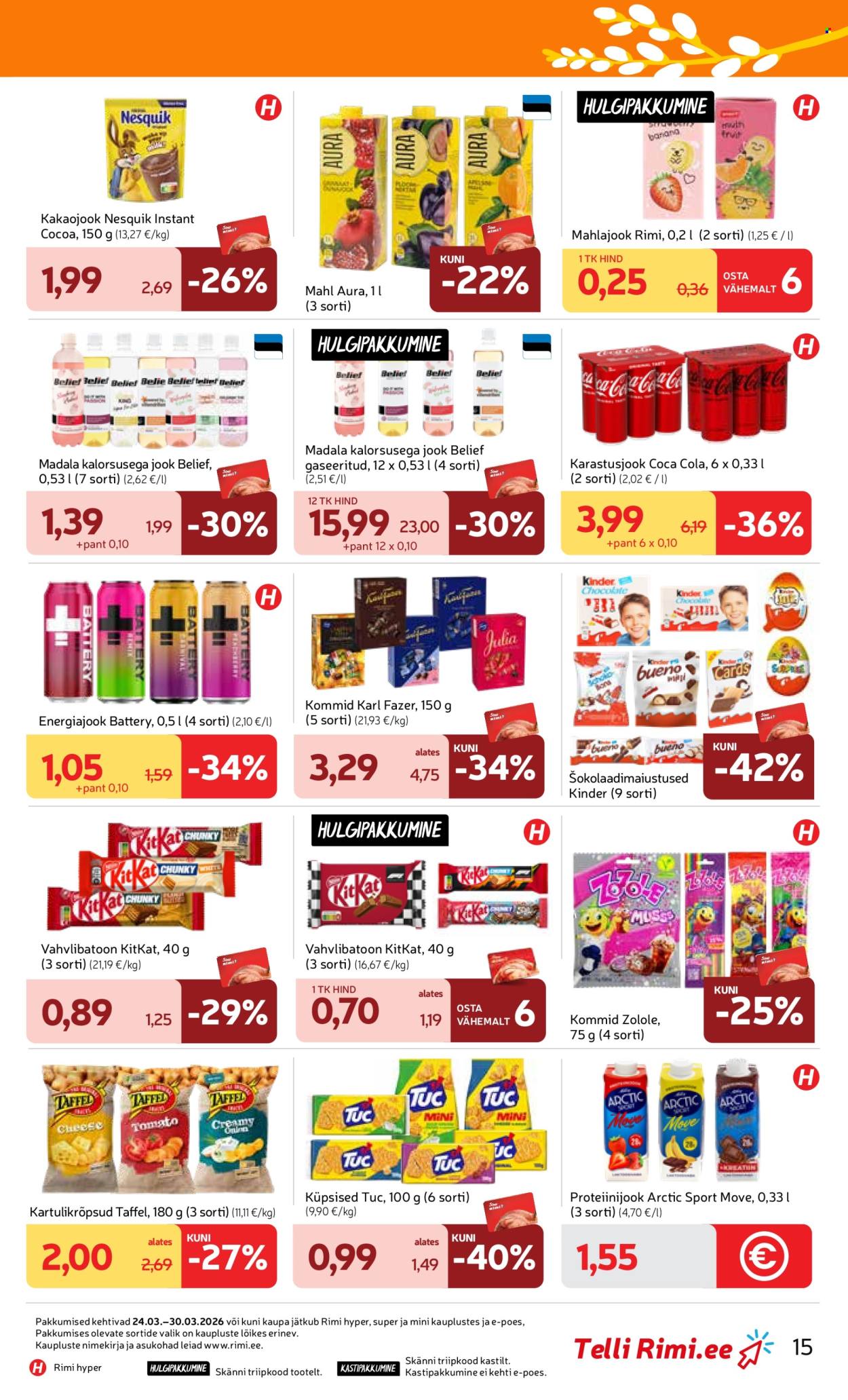 rimi - Rimi kliendileht - Kliendileht (24.03 - 30.03.2026) - page: 15