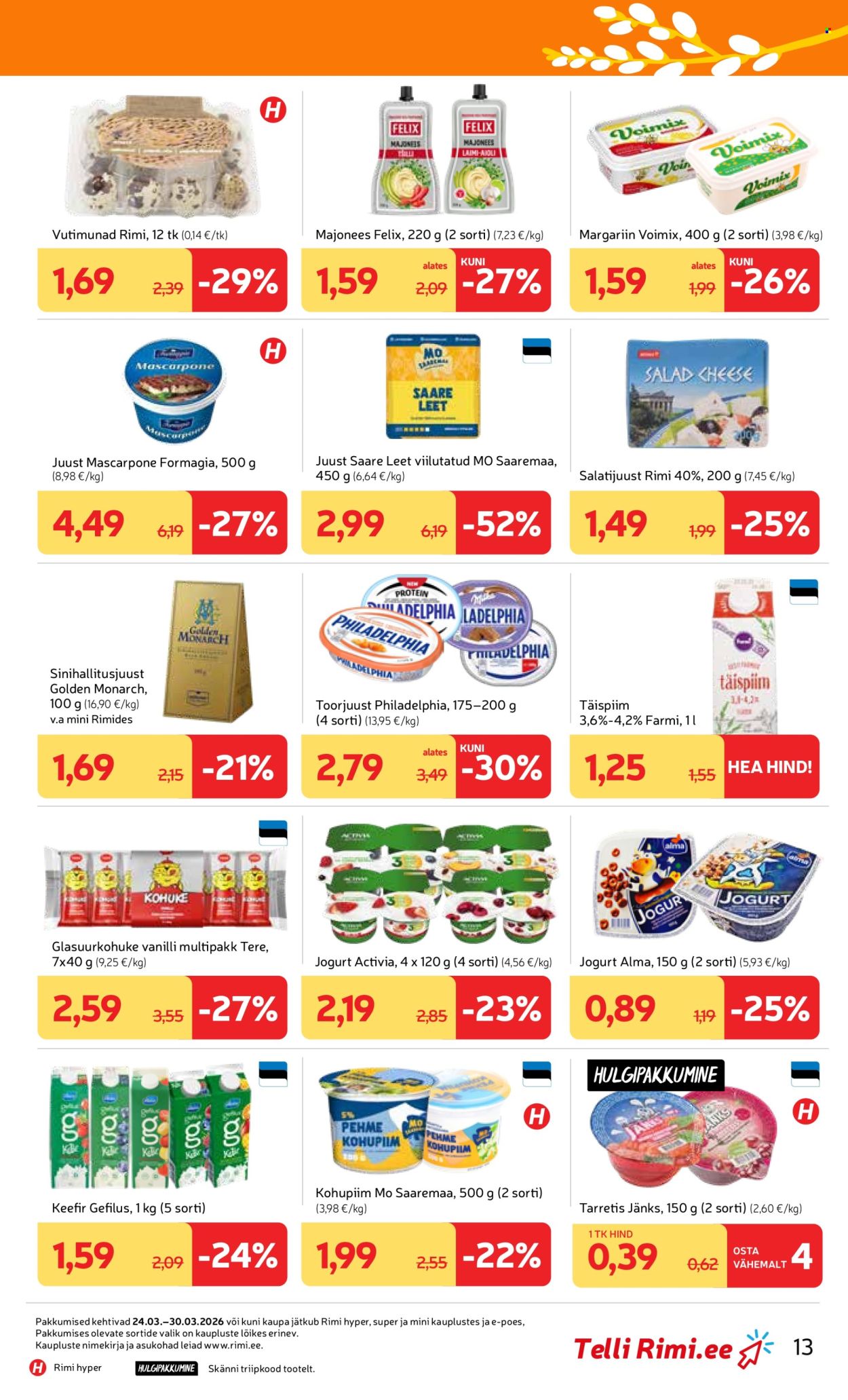 rimi - Rimi kliendileht - Kliendileht (24.03 - 30.03.2026) - page: 13