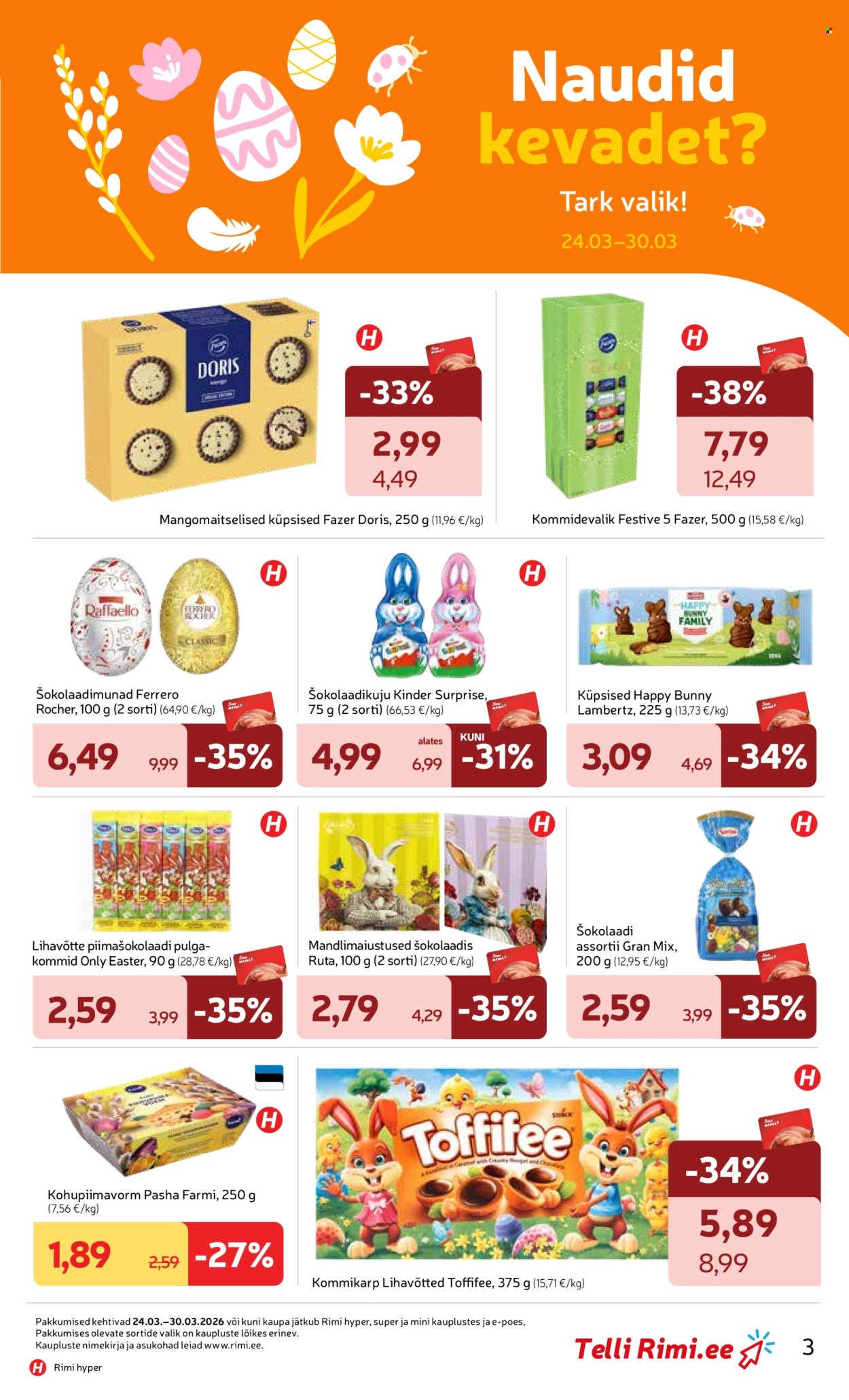 rimi - Rimi kliendileht - Kliendileht (24.03 - 30.03.2026) - page: 3