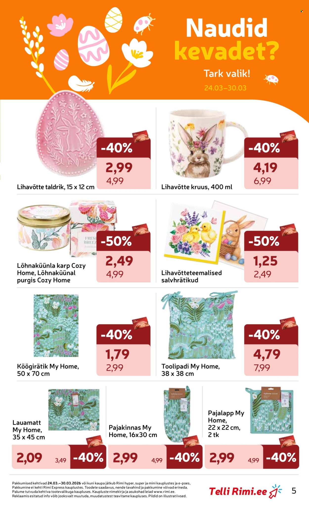 rimi - Rimi kliendileht - Kliendileht (24.03 - 30.03.2026) - page: 5