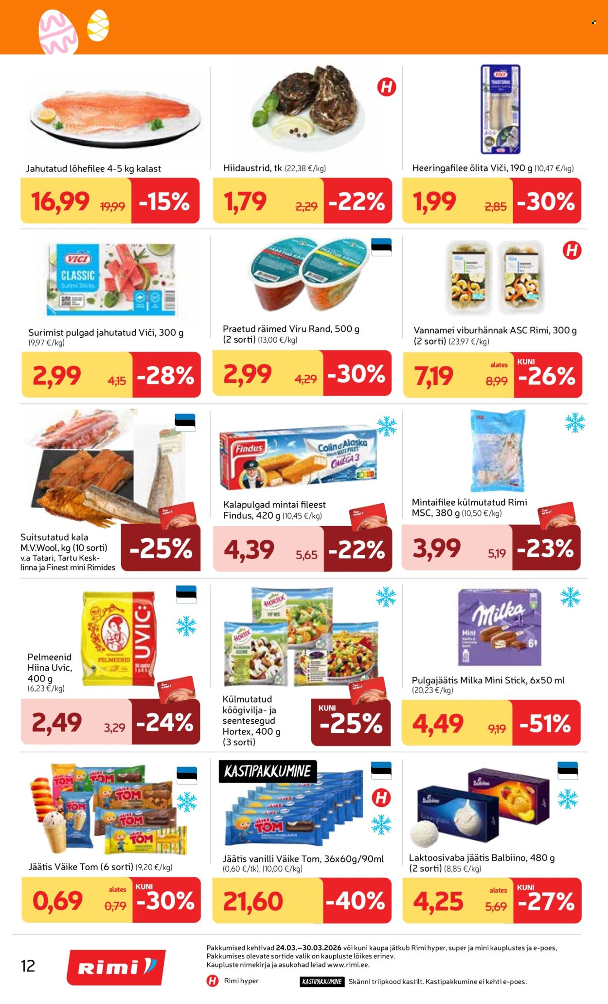 rimi - Rimi kliendileht - Kliendileht (24.03 - 30.03.2026) - page: 12