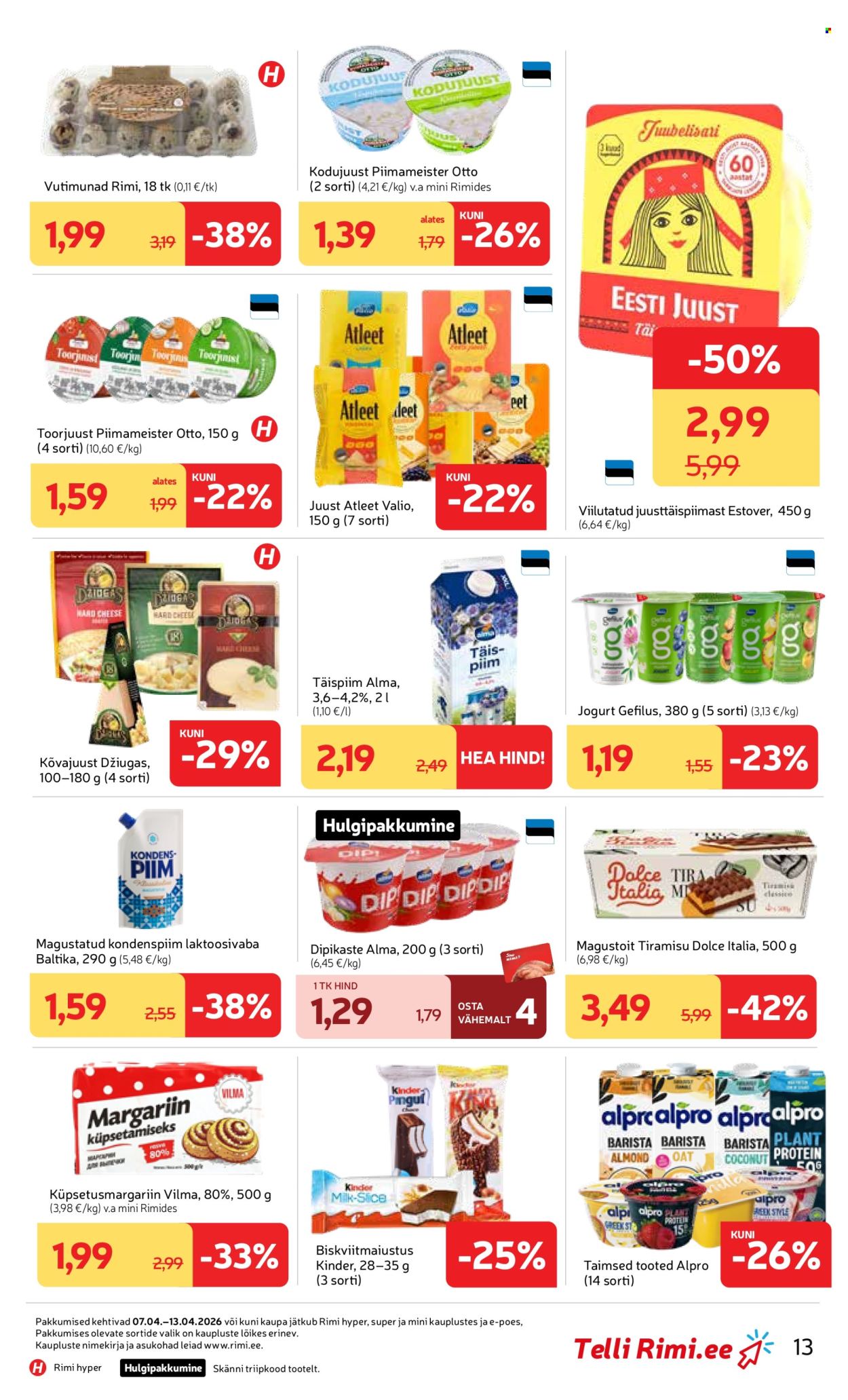 rimi - Rimi kliendileht - Kliendileht (7.04 - 13.04.2026) - page: 13