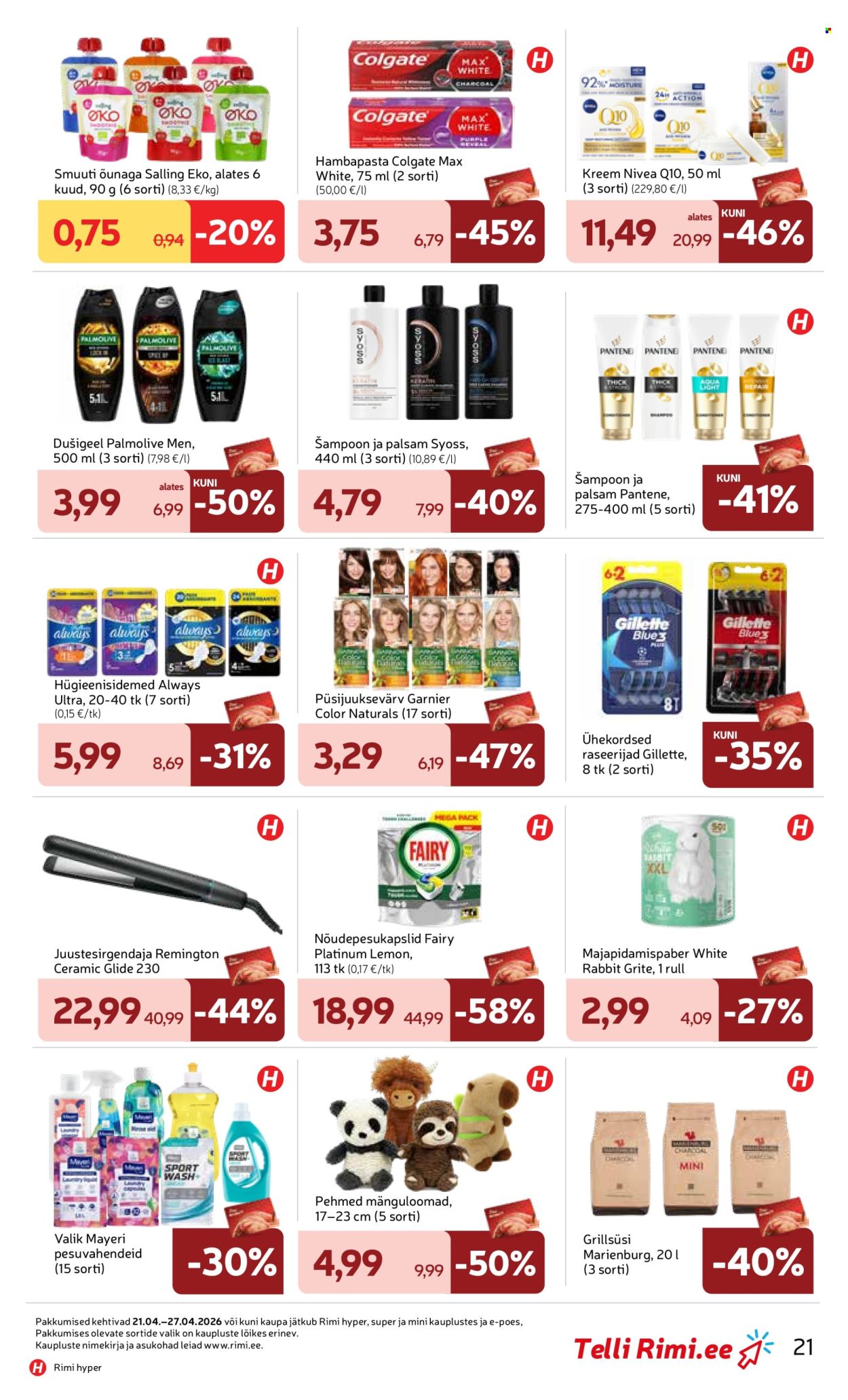 rimi - Rimi kliendileht - Kliendileht (21.04 - 27.04.2026) - page: 21