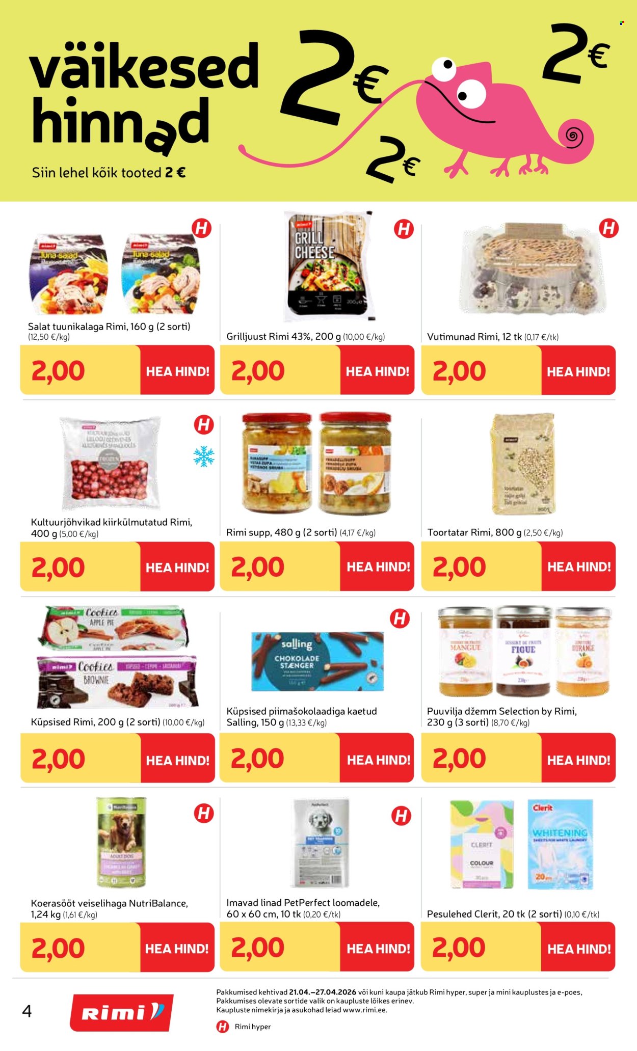 rimi - Rimi kliendileht - Kliendileht (21.04 - 27.04.2026) - page: 4