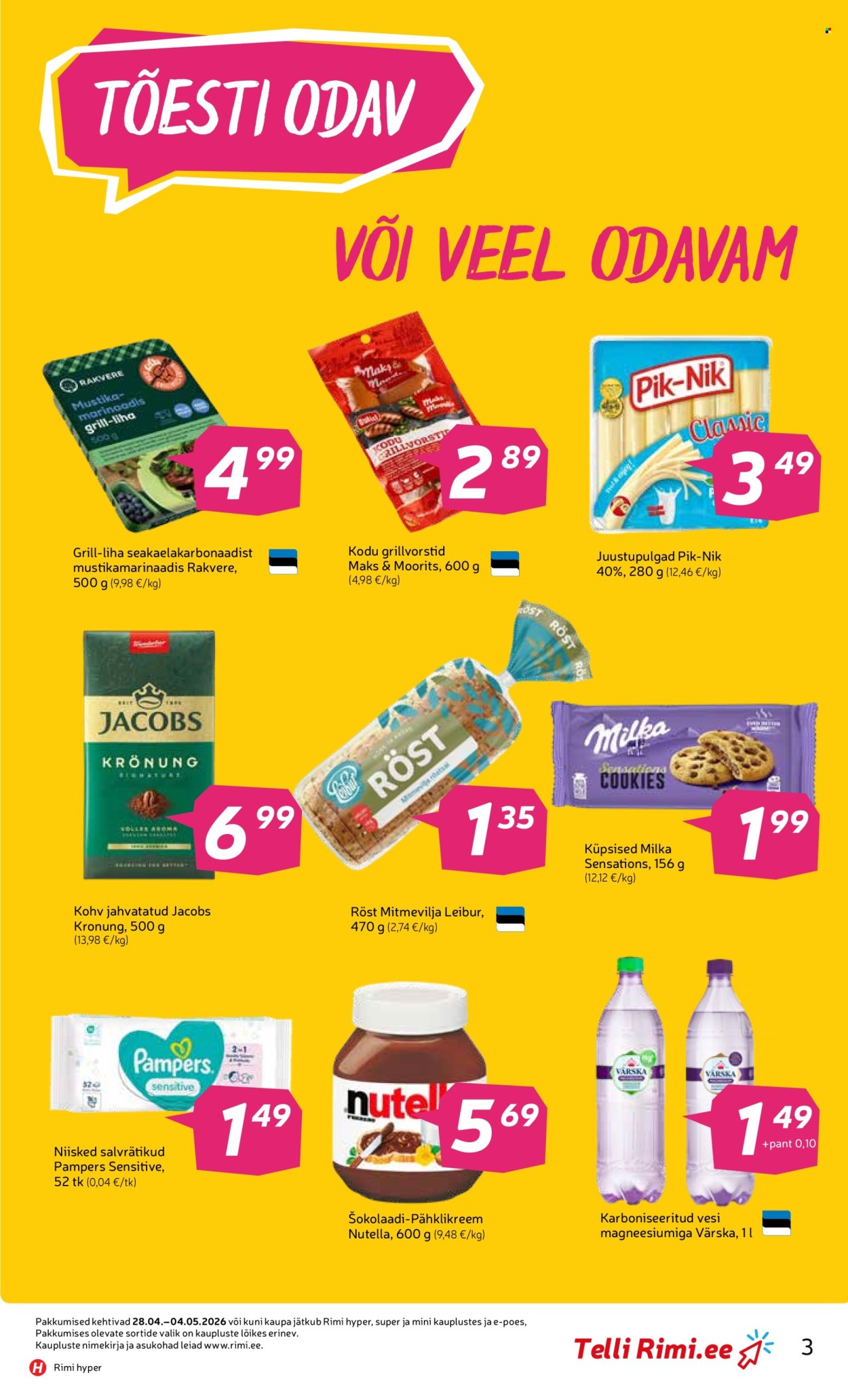 rimi - Rimi kliendileht - Kliendileht (28.04 - 4.05.2026) - page: 3