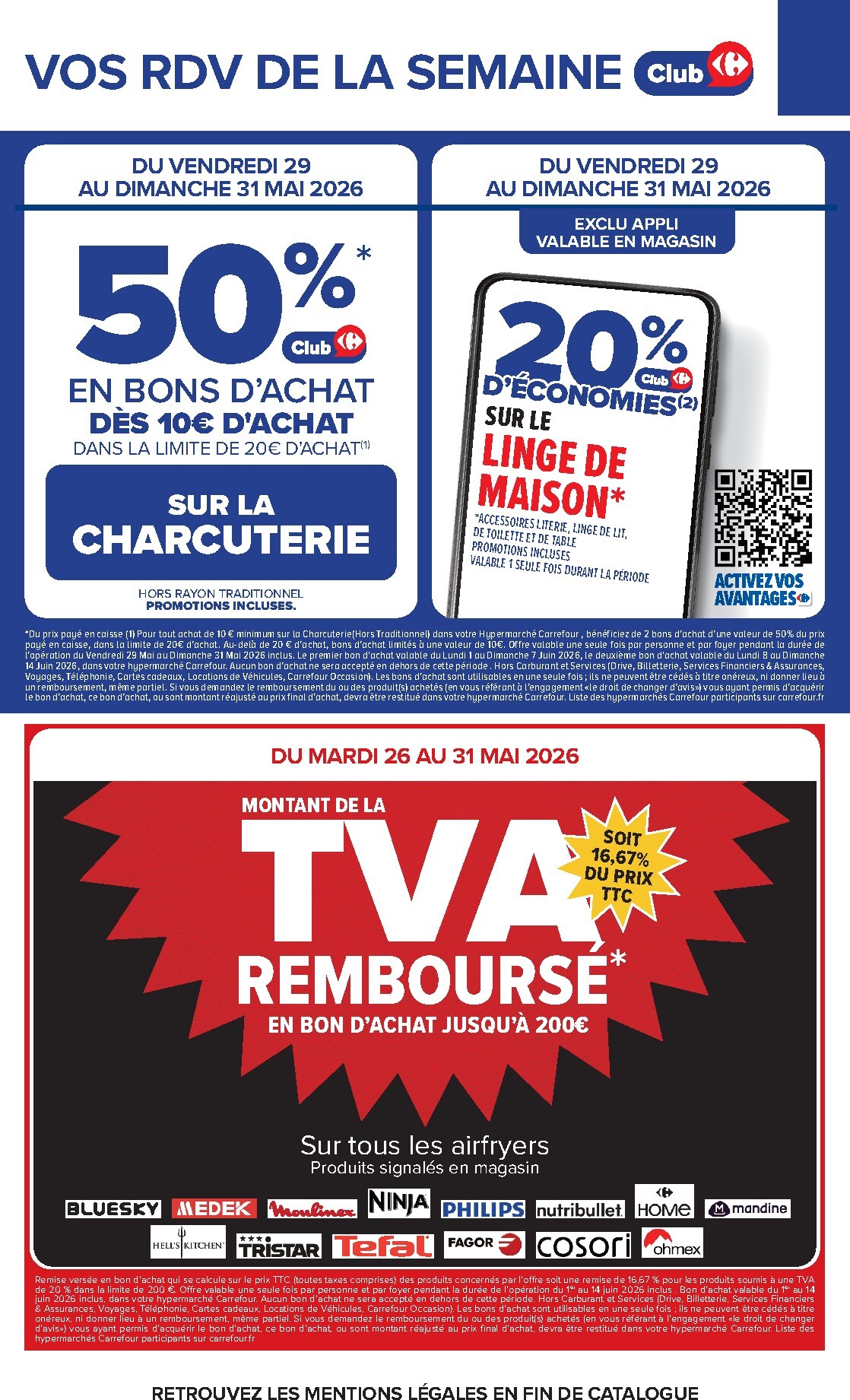 carrefour - Flyer Carrefour - Le Mois Des Supporters pour la semaine prochaine du du mardi 26/05/2026 au du lundi 08/06/2026 - page: 4