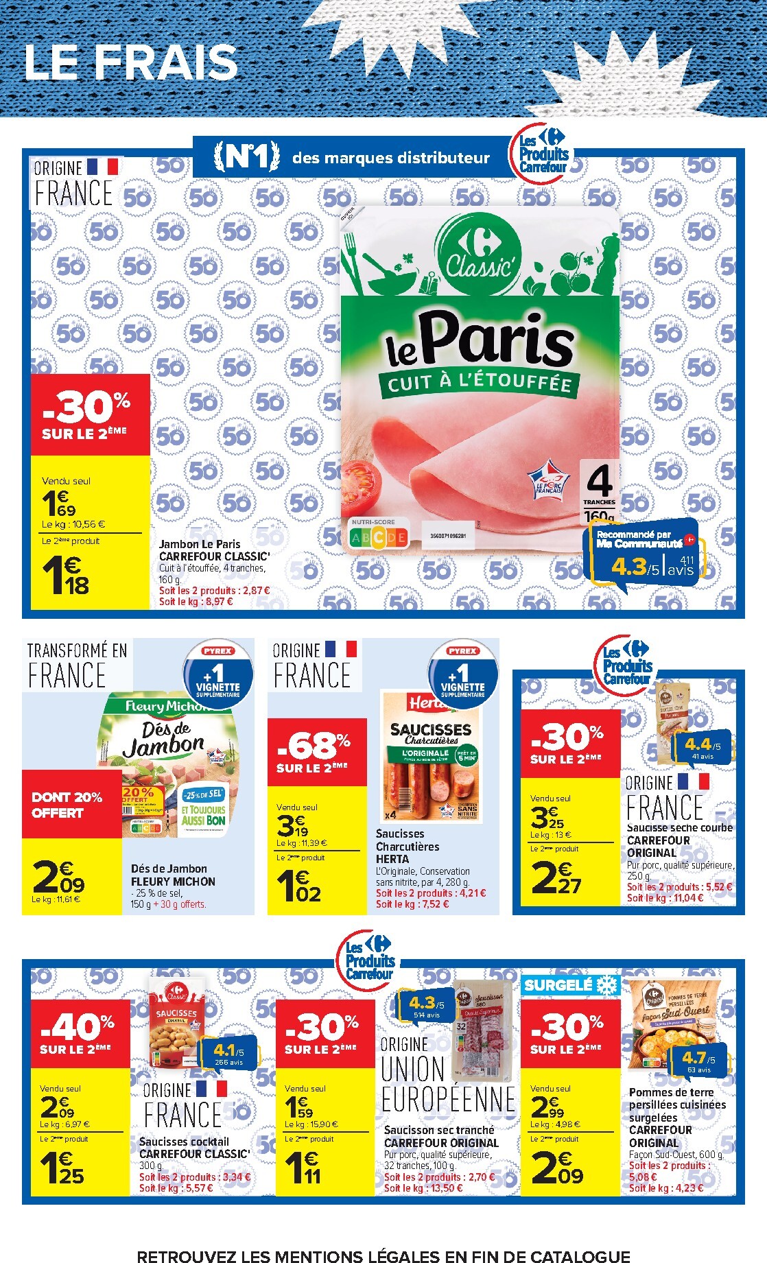 carrefour - Flyer Carrefour - Le Mois Des Supporters pour la semaine prochaine du du mardi 26/05/2026 au du lundi 08/06/2026 - page: 36