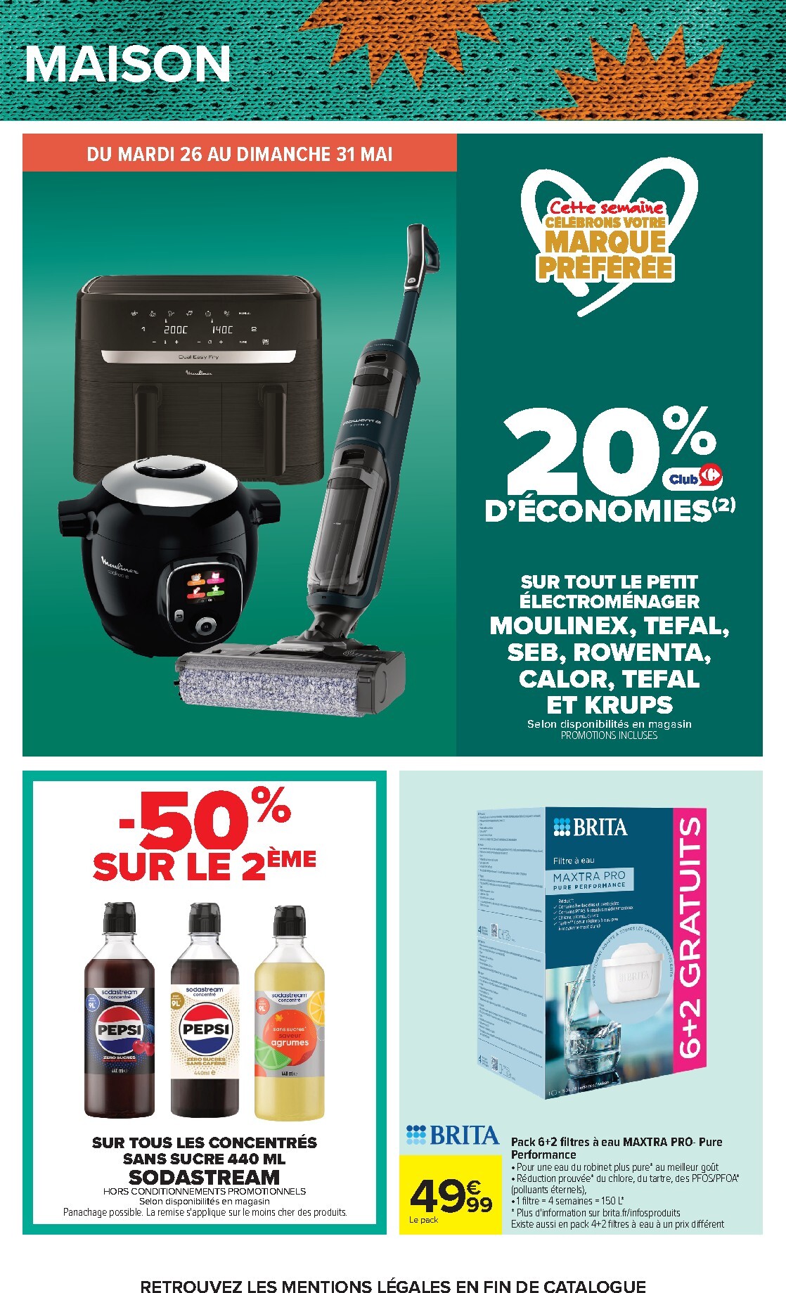 carrefour - Flyer Carrefour - Le Mois Des Supporters pour la semaine prochaine du du mardi 26/05/2026 au du lundi 08/06/2026 - page: 75
