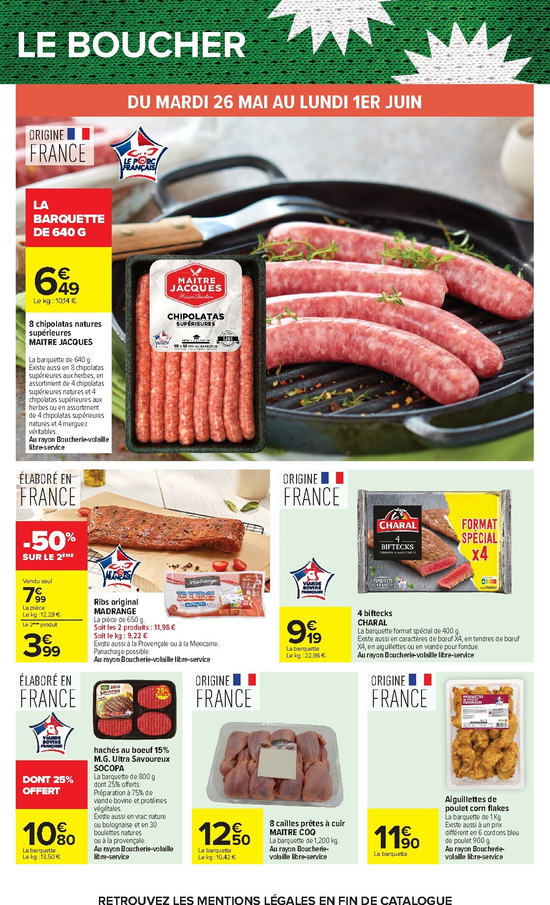 carrefour - Flyer Carrefour - Le Mois Des Supporters pour la semaine prochaine du du mardi 26/05/2026 au du lundi 08/06/2026 - page: 29