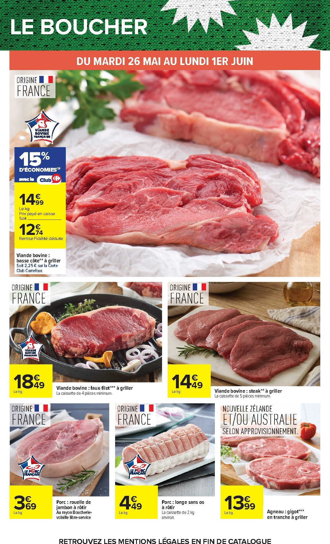 carrefour - Flyer Carrefour - Le Mois Des Supporters pour la semaine prochaine du du mardi 26/05/2026 au du lundi 08/06/2026 - page: 28