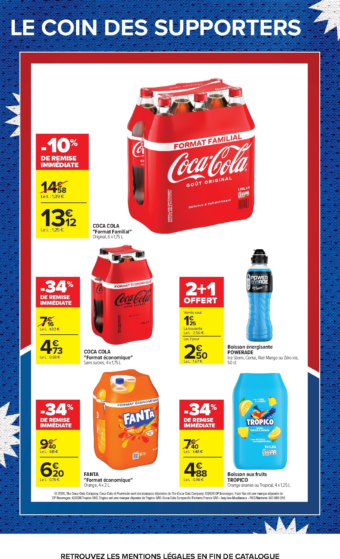 carrefour - Flyer Carrefour - Le Mois Des Supporters pour la semaine prochaine du du mardi 26/05/2026 au du lundi 08/06/2026 - page: 7
