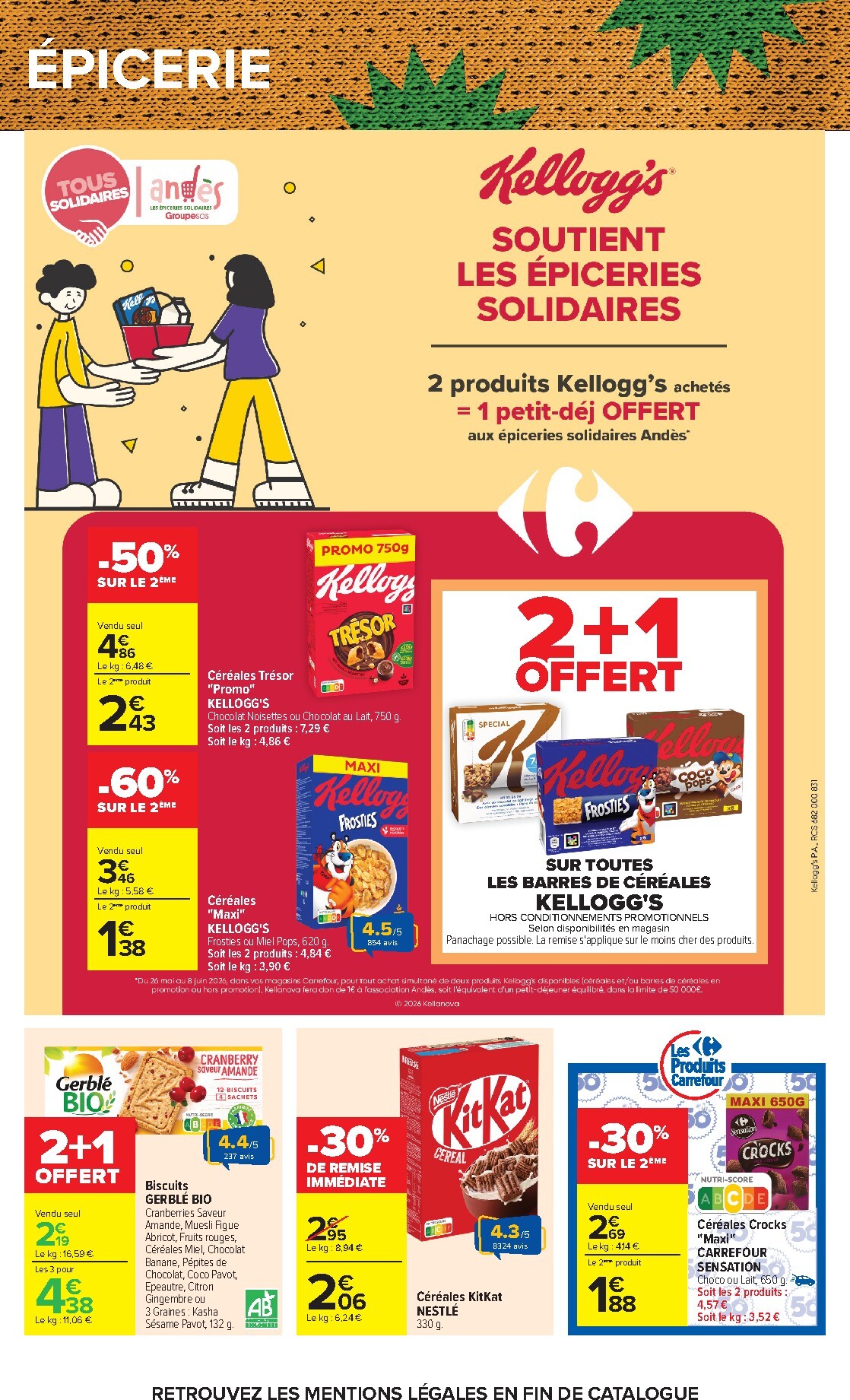 carrefour - Flyer Carrefour - Le Mois Des Supporters pour la semaine prochaine du du mardi 26/05/2026 au du lundi 08/06/2026 - page: 40