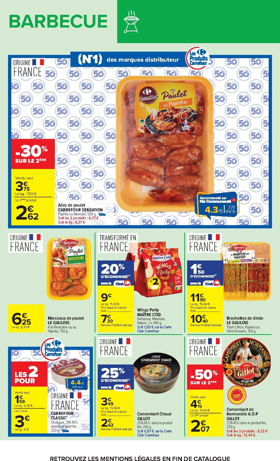 carrefour - Flyer Carrefour - Le Mois des Supporters pour la semaine prochaine du du mardi 02/06/2026 au du lundi 15/06/2026 - page: 9