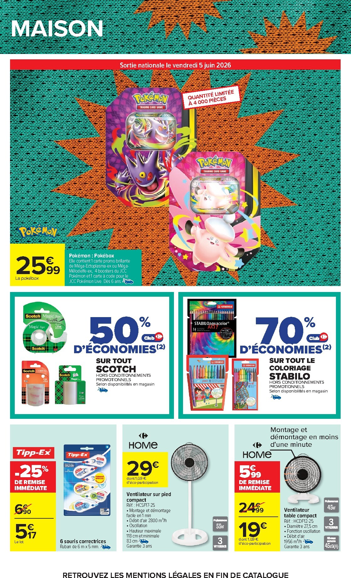 carrefour - Flyer Carrefour - Le Mois des Supporters pour la semaine prochaine du du mardi 02/06/2026 au du lundi 15/06/2026 - page: 70