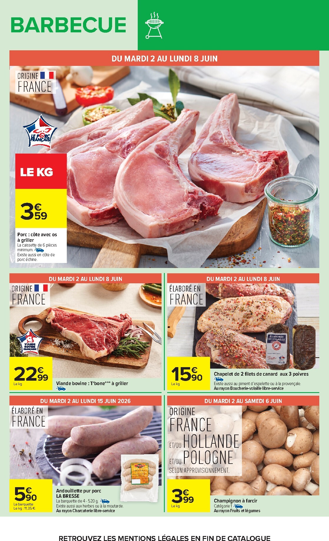 carrefour - Flyer Carrefour - Le Mois des Supporters pour la semaine prochaine du du mardi 02/06/2026 au du lundi 15/06/2026 - page: 7