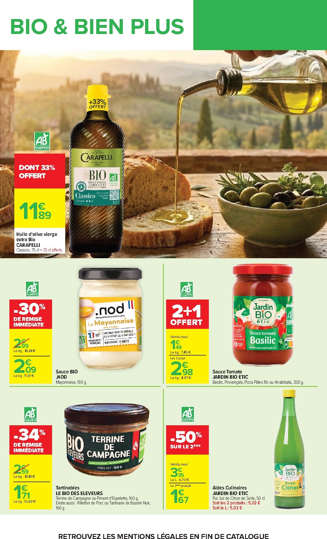 carrefour - Flyer Carrefour - Goûtez Au Bio pour la semaine prochaine du du lundi 01/06/2026 au du lundi 15/06/2026 - page: 17