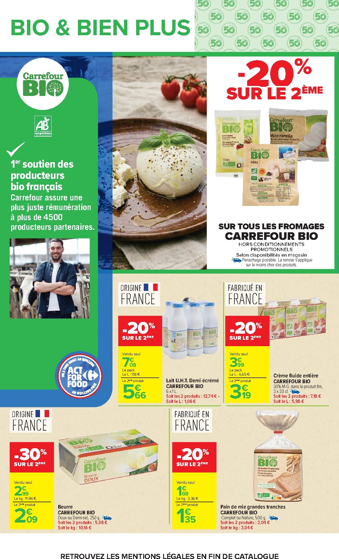 carrefour - Flyer Carrefour - Goûtez Au Bio pour la semaine prochaine du du lundi 01/06/2026 au du lundi 15/06/2026 - page: 8