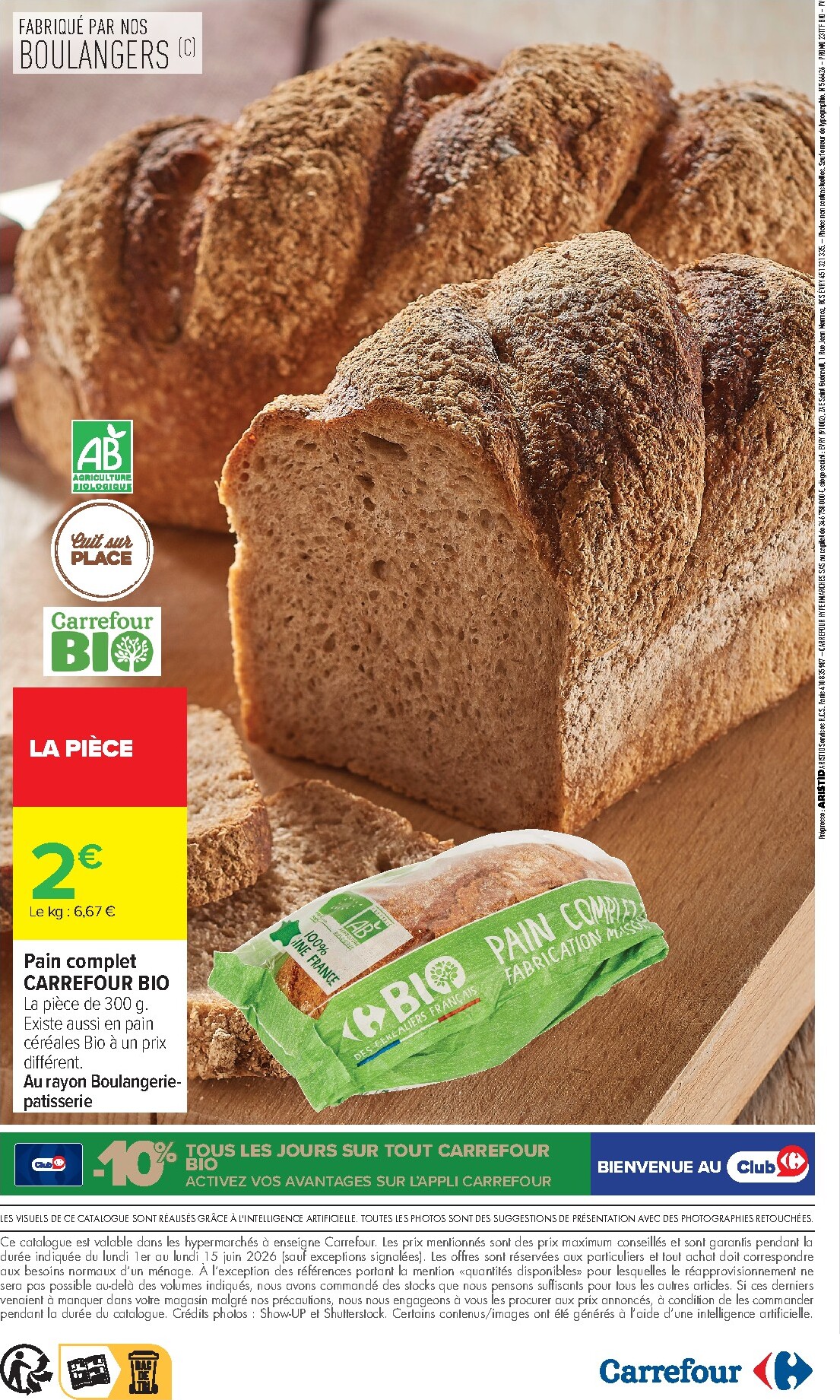 carrefour - Flyer Carrefour - Goûtez Au Bio pour la semaine prochaine du du lundi 01/06/2026 au du lundi 15/06/2026 - page: 2