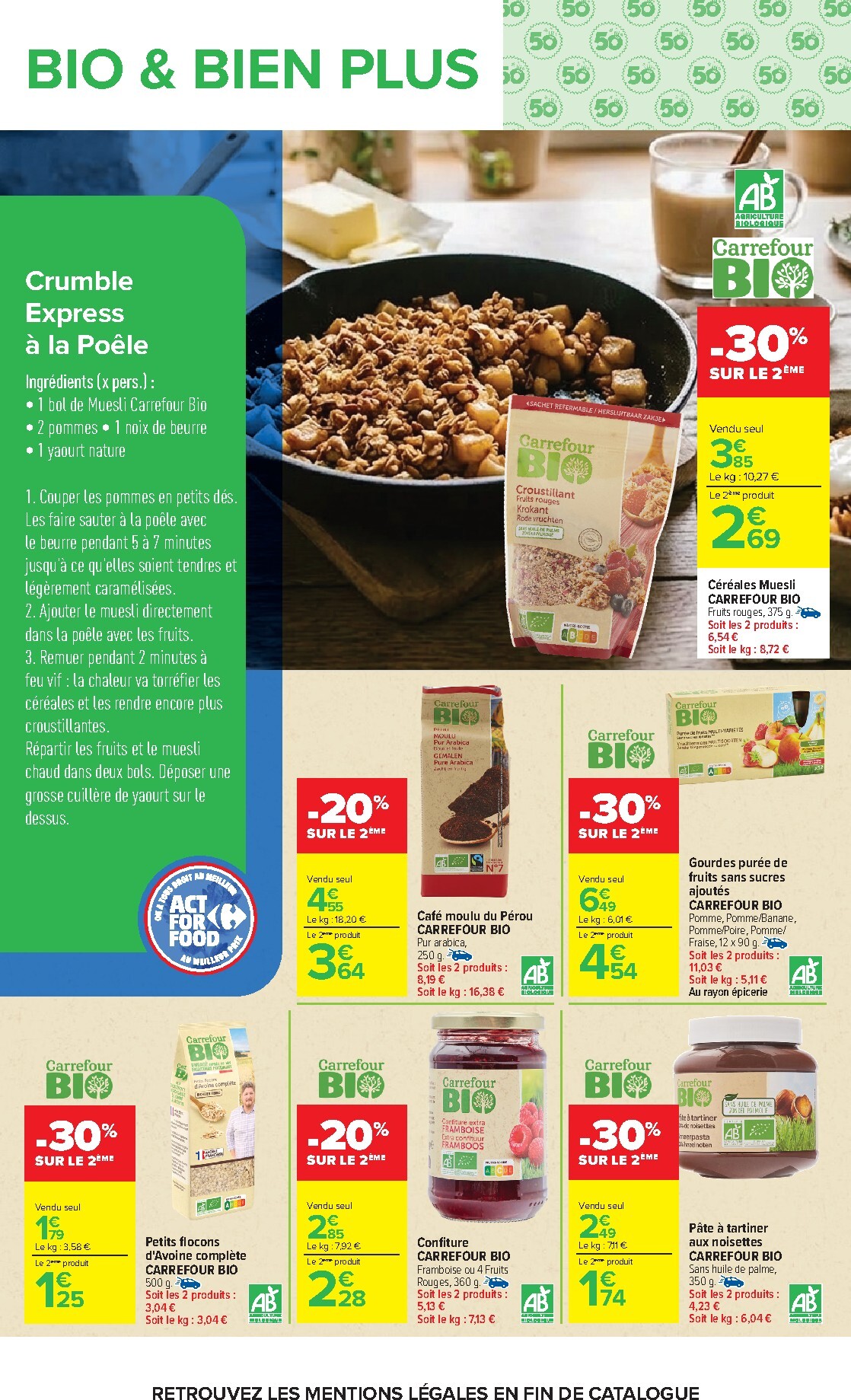 carrefour - Flyer Carrefour - Goûtez Au Bio pour la semaine prochaine du du lundi 01/06/2026 au du lundi 15/06/2026 - page: 15