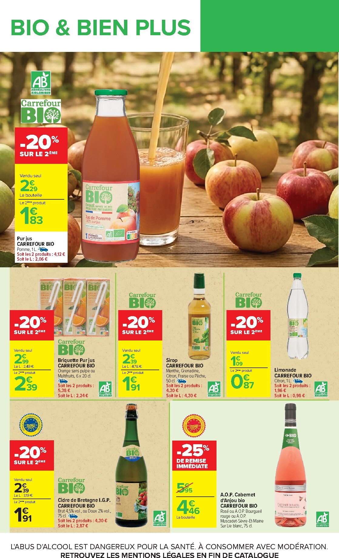 carrefour - Flyer Carrefour - Goûtez Au Bio pour la semaine prochaine du du lundi 01/06/2026 au du lundi 15/06/2026 - page: 19