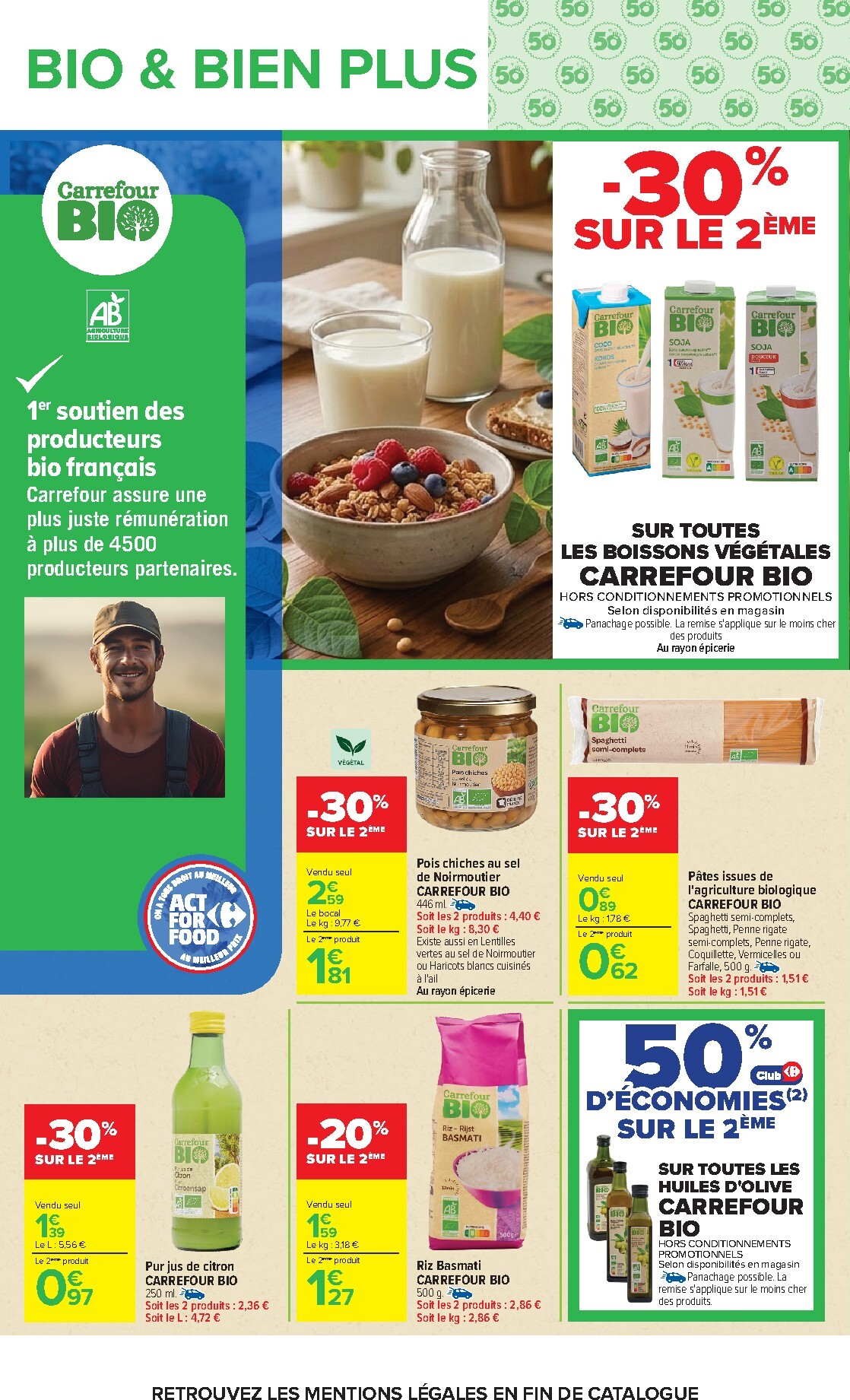carrefour - Flyer Carrefour - Goûtez Au Bio pour la semaine prochaine du du lundi 01/06/2026 au du lundi 15/06/2026 - page: 18