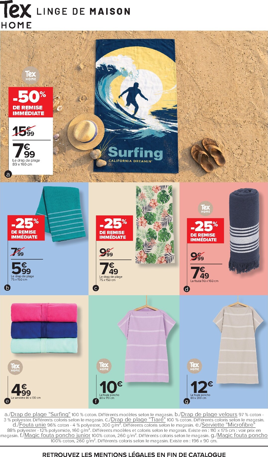 carrefour - Flyer Carrefour - Textile Été et Autour du Bain pour la semaine prochaine du du mardi 02/06/2026 au du lundi 15/06/2026 - page: 4