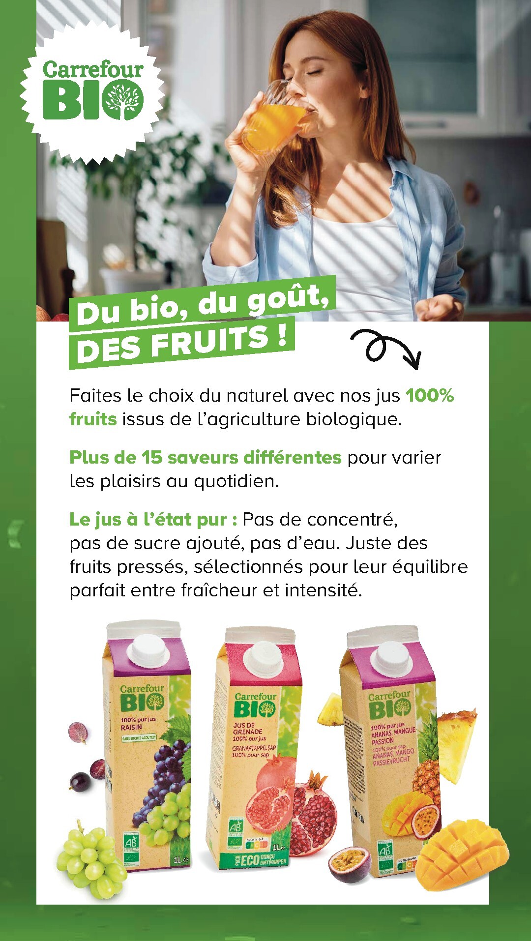 carrefour - Current Carrefour - Découvrez La Marque Bio leaflet valid from du mardi 02/06/2026 to du dimanche 28/06/2026 - page: 17