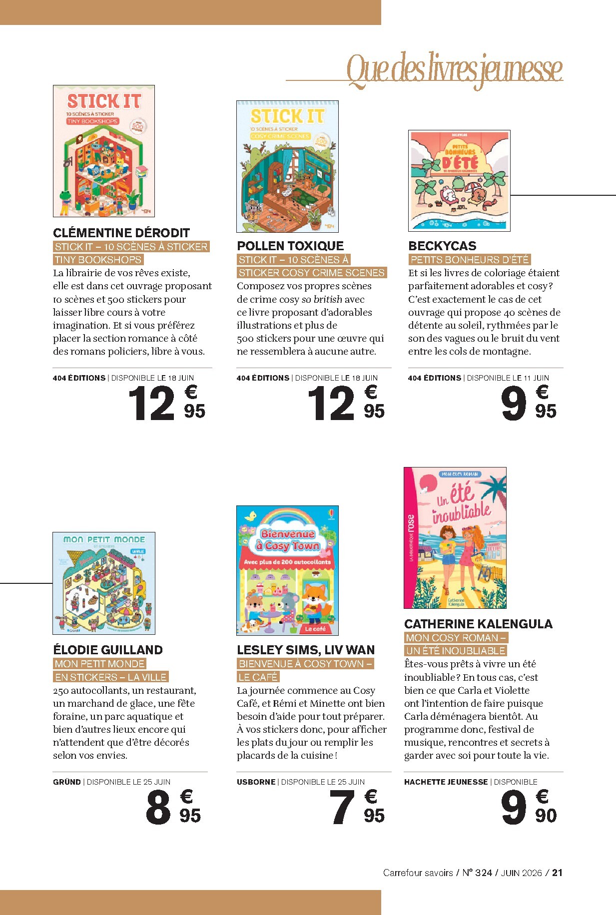 carrefour - Current Carrefour - A Chacun sa Culture leaflet valid from du lundi 01/06/2026 to du mardi 30/06/2026 - page: 21