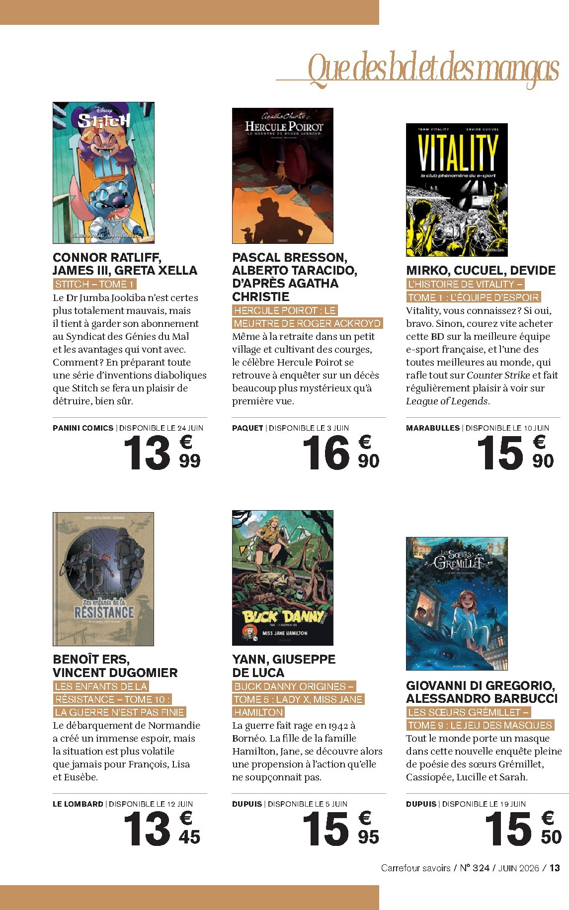 carrefour - Current Carrefour - A Chacun sa Culture leaflet valid from du lundi 01/06/2026 to du mardi 30/06/2026 - page: 13
