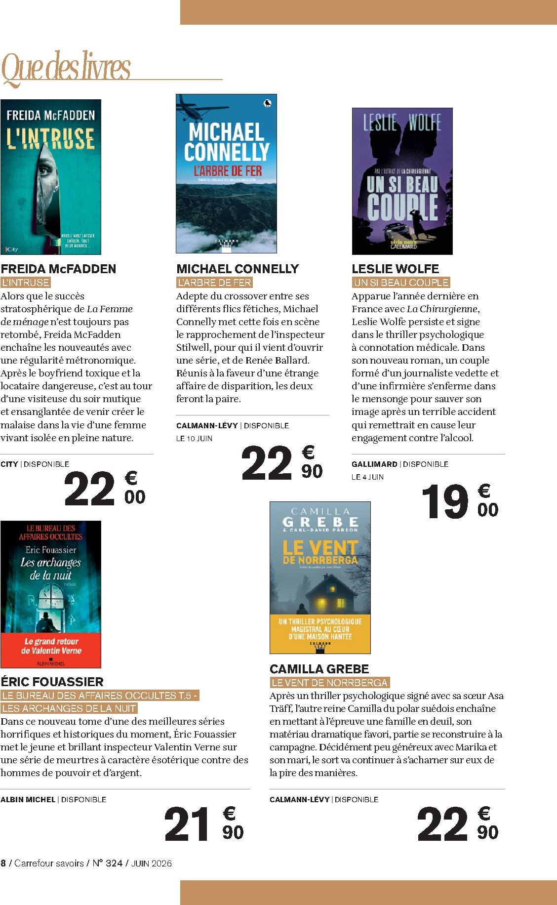 carrefour - Current Carrefour - A Chacun sa Culture leaflet valid from du lundi 01/06/2026 to du mardi 30/06/2026 - page: 8