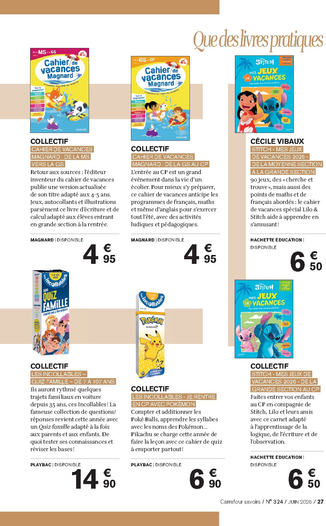 carrefour - Current Carrefour - A Chacun sa Culture leaflet valid from du lundi 01/06/2026 to du mardi 30/06/2026 - page: 27
