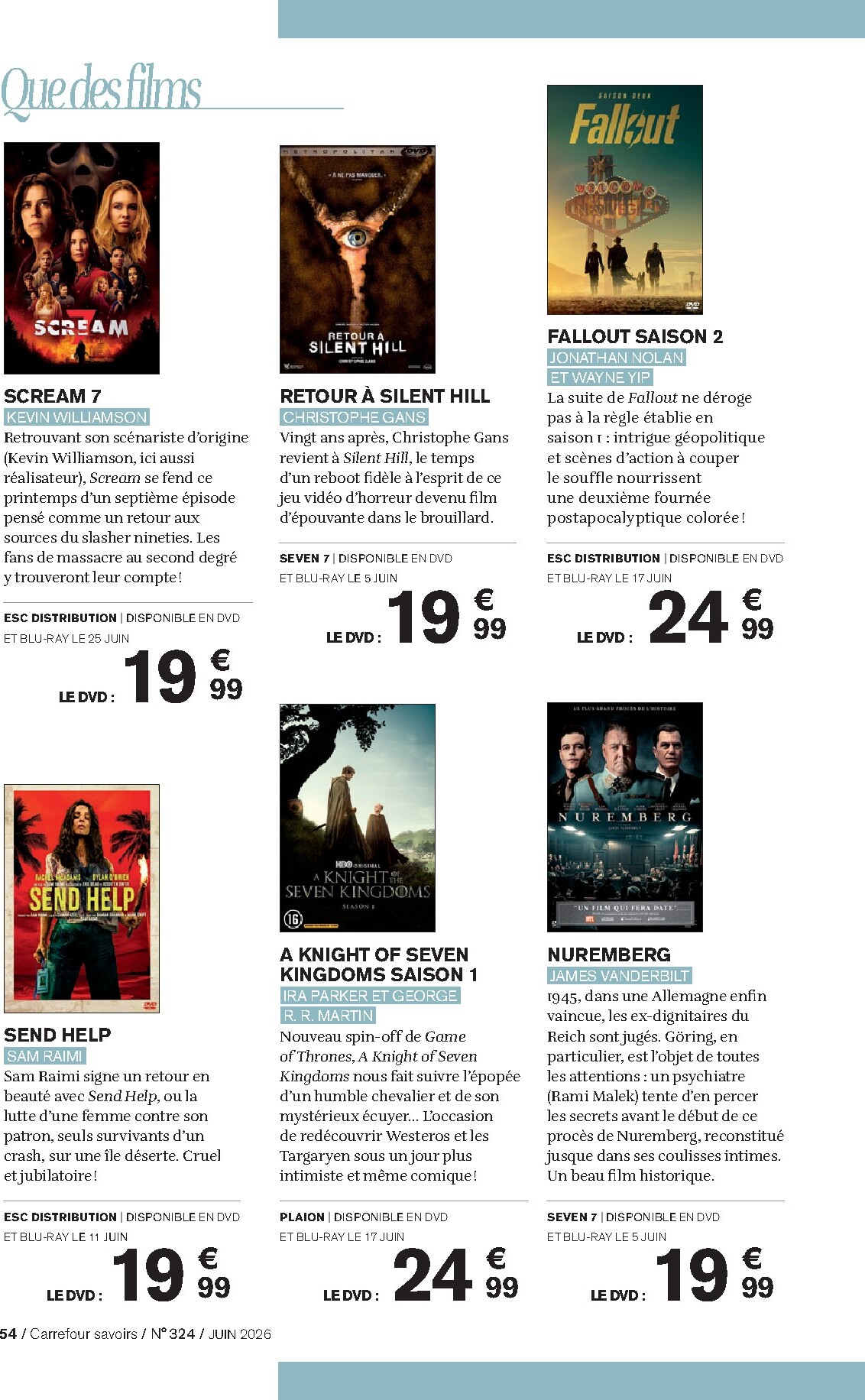 carrefour - Current Carrefour - A Chacun sa Culture leaflet valid from du lundi 01/06/2026 to du mardi 30/06/2026 - page: 54