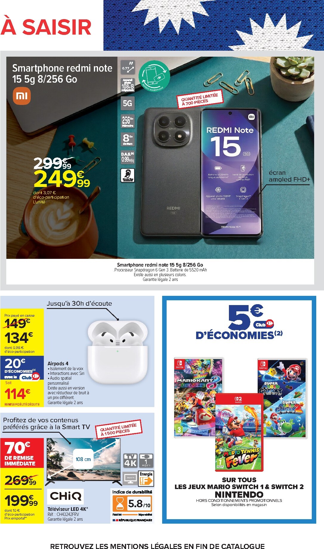 carrefour - Flyer Carrefour pour la semaine prochaine du du mardi 09/06/2026 au du lundi 22/06/2026 - page: 104