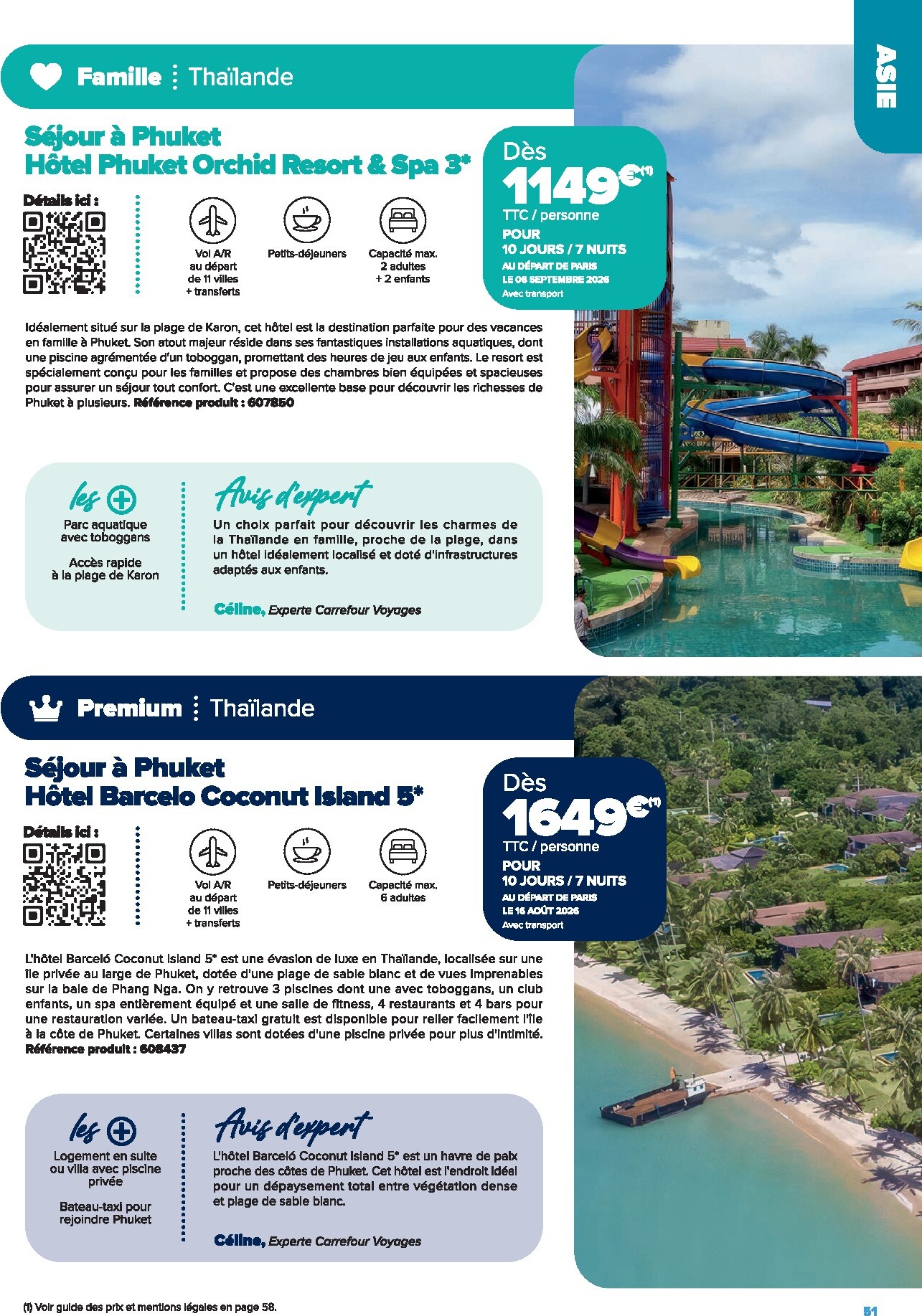 carrefour - Current Carrefour - Voyagez leaflet valid from de jeudi 01/01/2026 to du mardi 30/06/2026 - page: 51